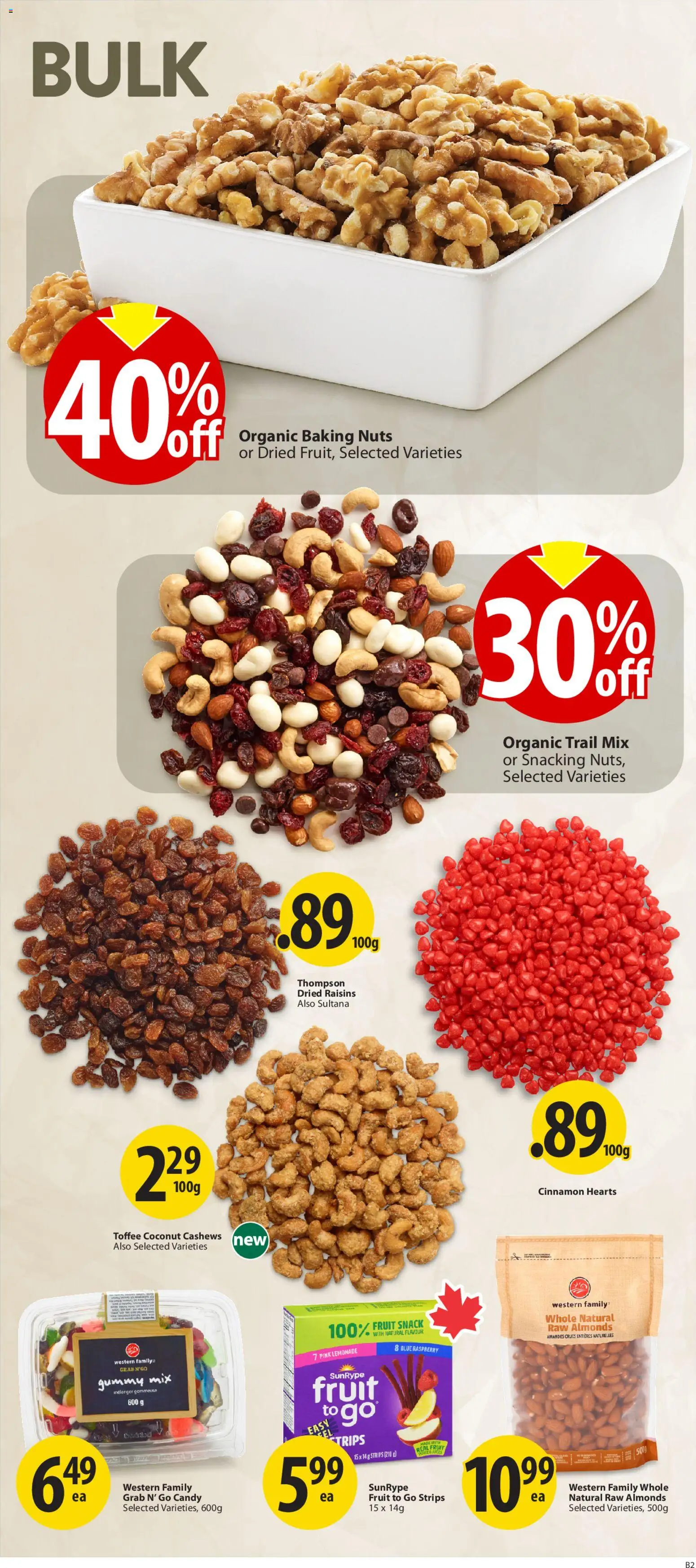 Save on foods flyer valid from 08.01.2026 | Page: 16 | Products: Nuts