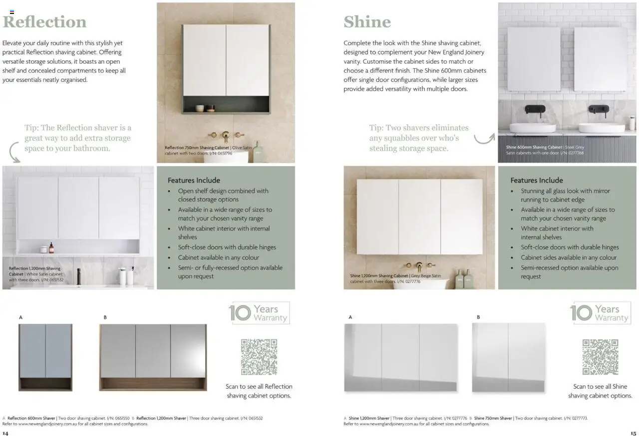 Bunnings Warehouse catalogue - valid from 21.07.2025 | Page: 9 | Products: Cabinet, Shelf, Door, Mirror