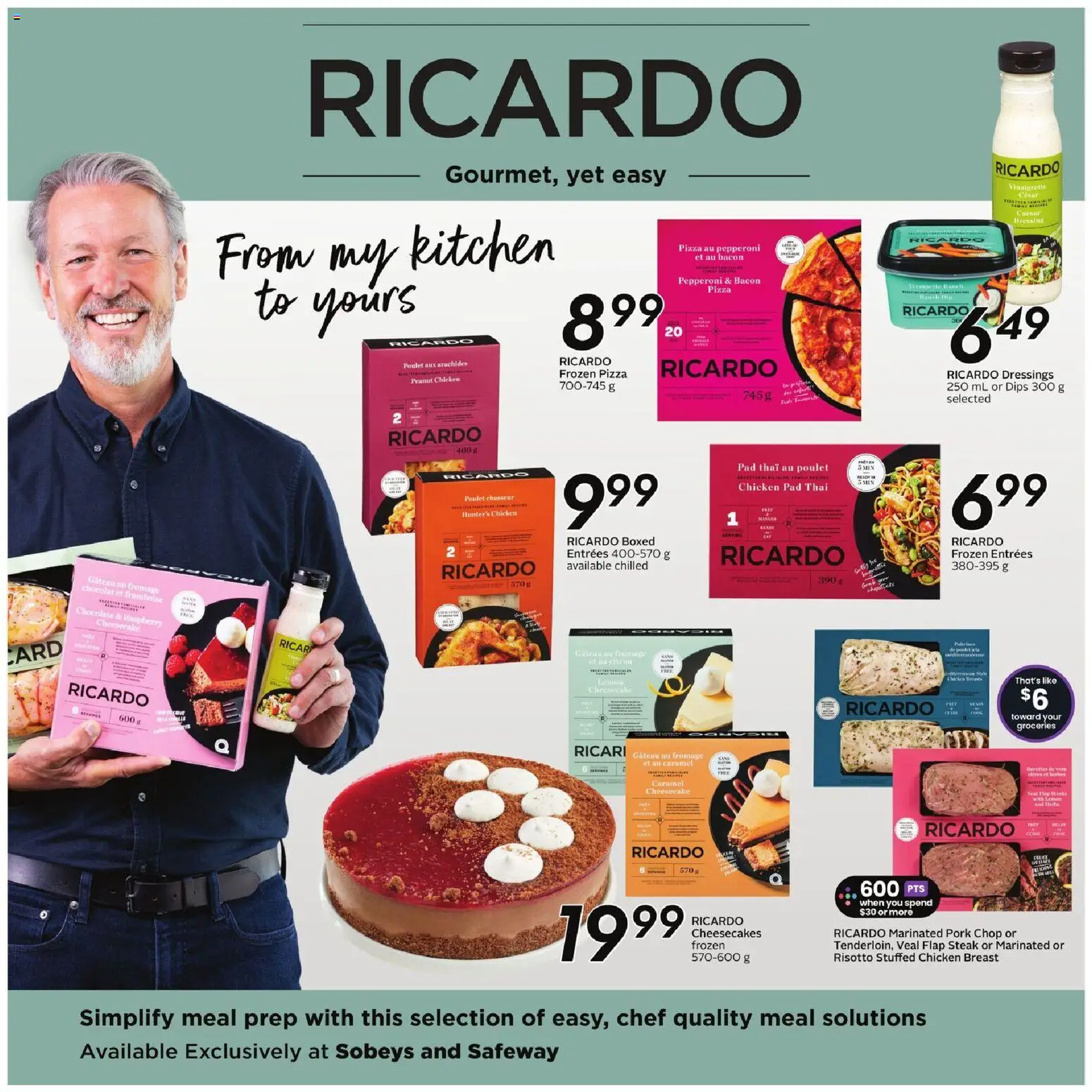 Sobeys flyer valid from 23.10.2025 | Page: 16 | Products: Chocolate, Pizza, Chicken, Pork