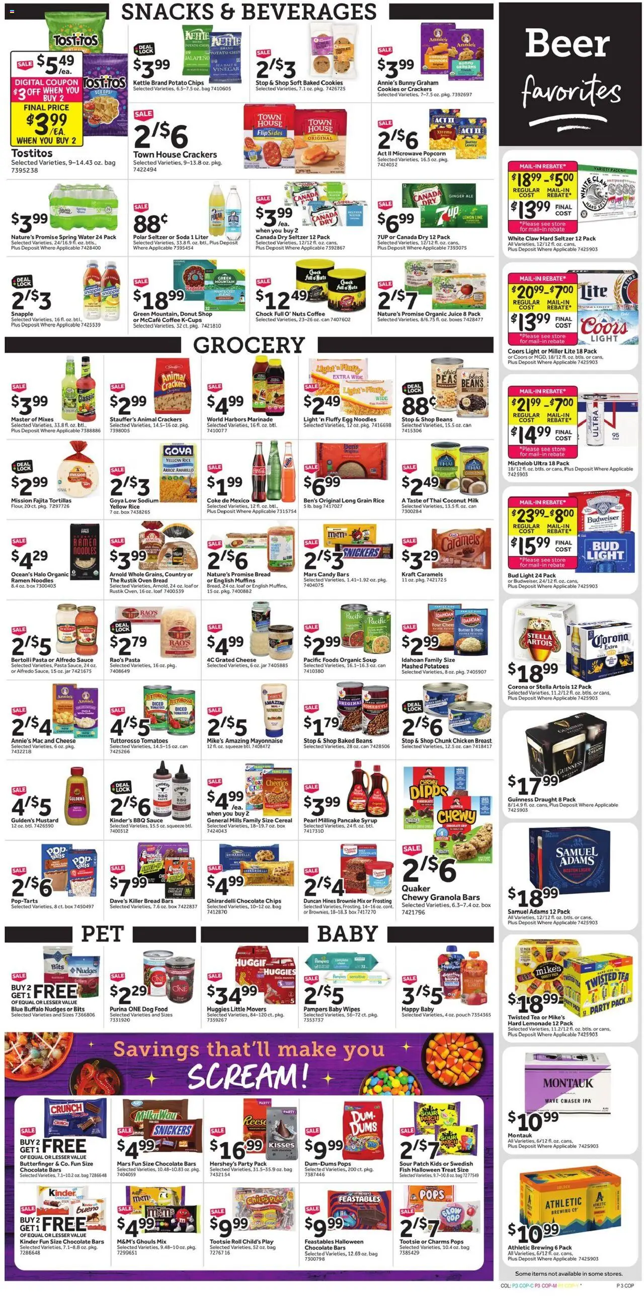 Stop & Shop Weekly Ad - valid from 17.10.2025 | Page: 4 | Products: Coffee, Cookies, Lime, Oven