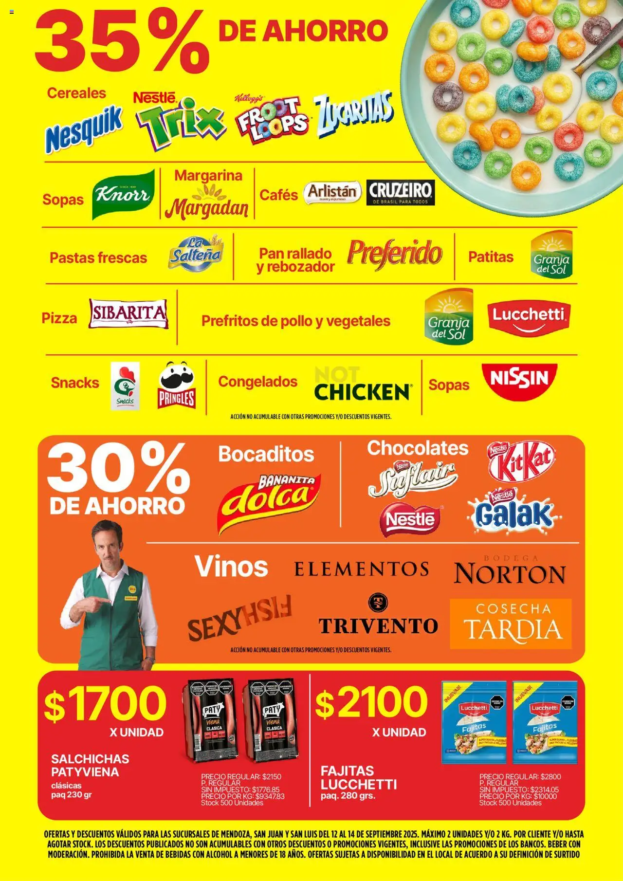 Vea - Oferta fin de semana | CUYO │ válido desde el 12.09.2025 | Página: 5 | Productos: Pollo, Pan, Cereales, Pan rallado