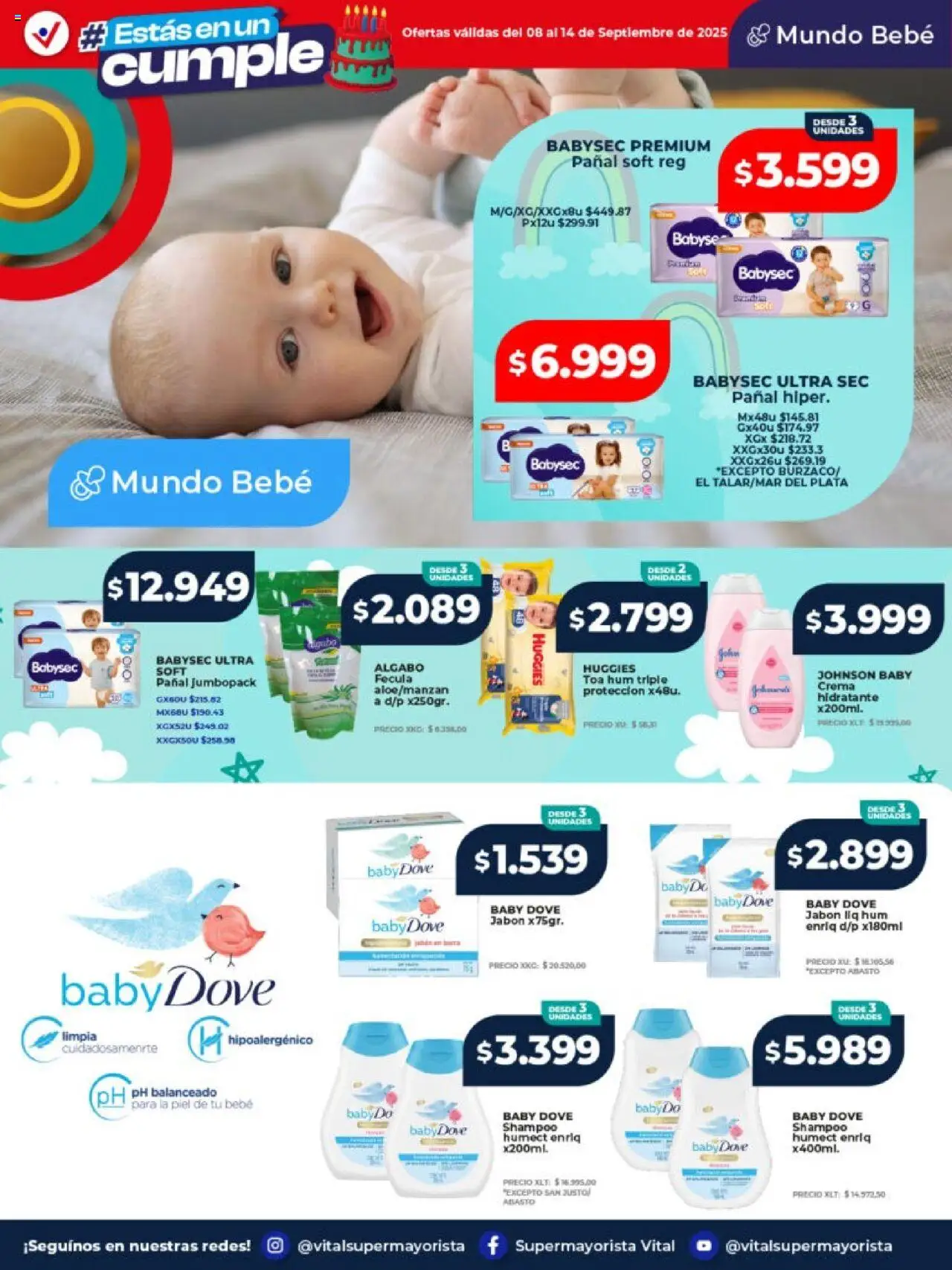 Vital ofertas - Posadas │ válido desde el 08.09.2025 | Página: 5 | Productos: Shampoo, Jabón, Crema