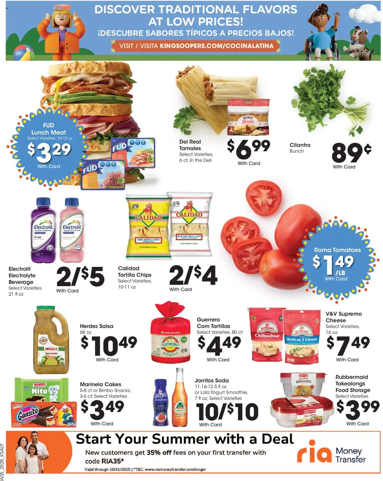 King Soopers Weekly Ad - valid from 13.08.2025 | Page: 10 | Products: Corn, Cheese, Tomatoes, Chips