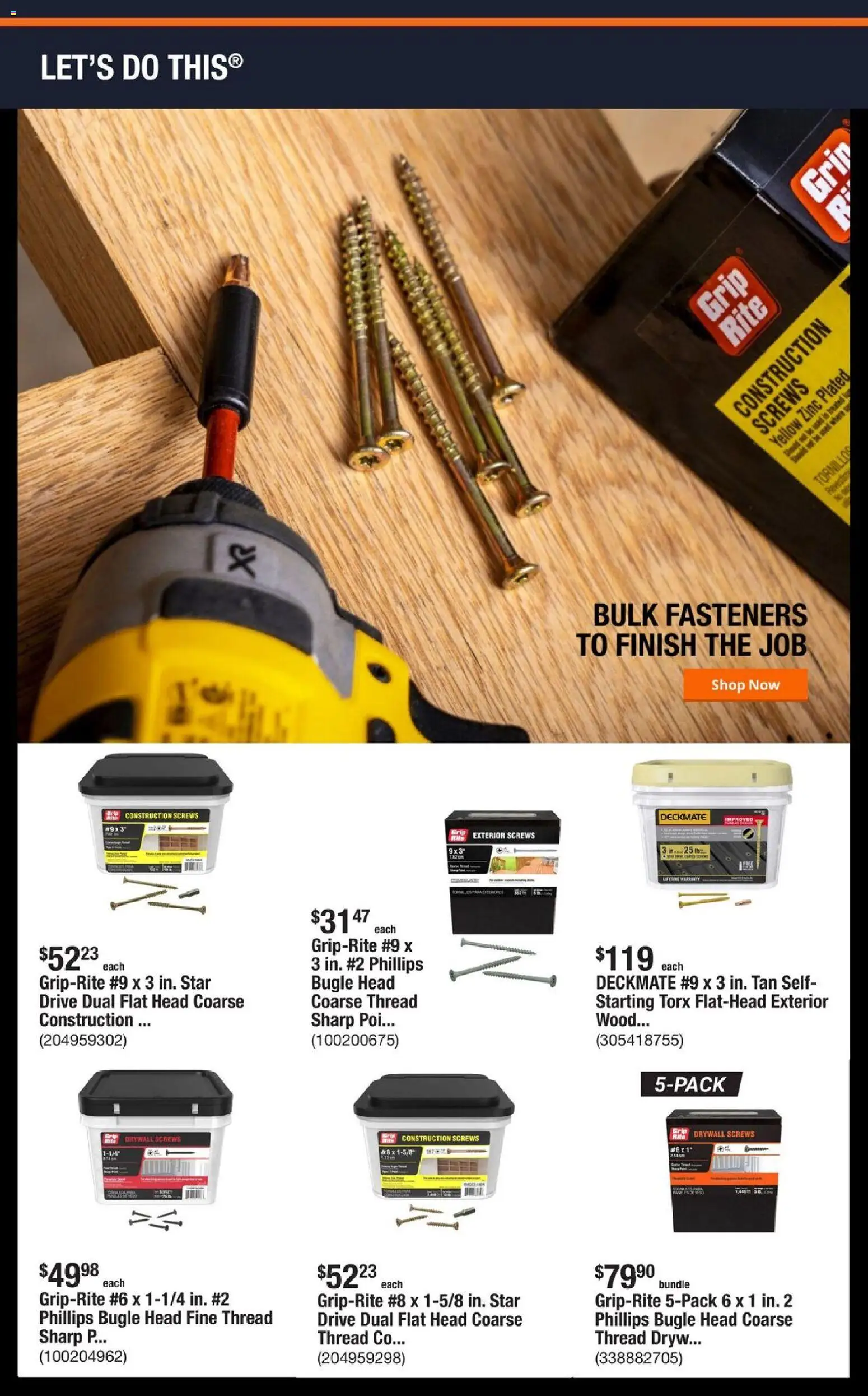 Home Depot Shop Pro Ad - NY - valid from 24.11.2025 | Page: 3 | Products: Zinc