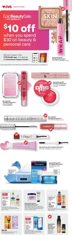 Preview of CVS Pharmacy weekly ads valid from 08.03.2026