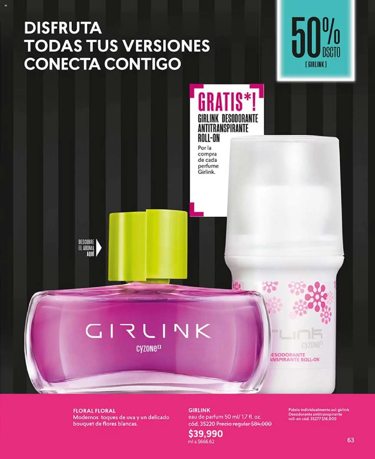 CyZone revista - valida desde el 03.04.2026 | Página: 63 | Productos: Perfume, Uva, Desodorante, Antitranspirante