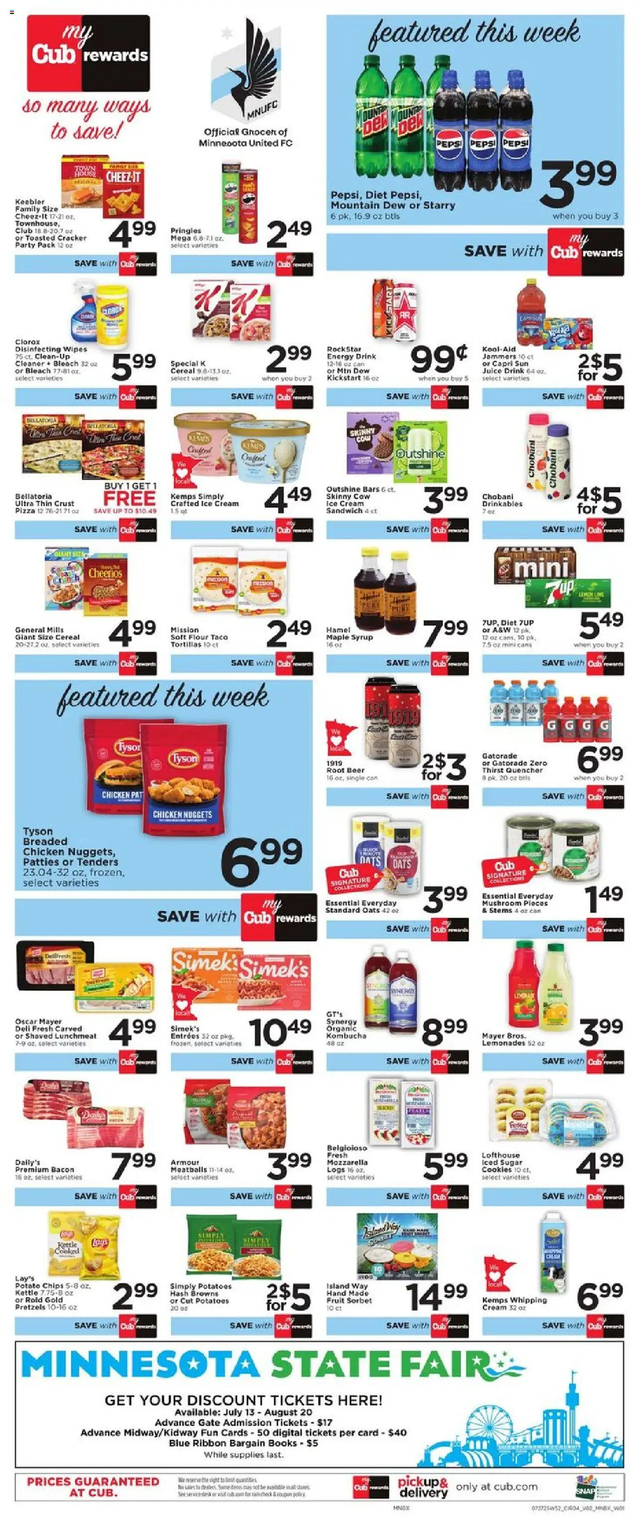 Cub Foods Weekly Ad - valid from 03.08.2025 | Page: 6 | Products: Desk, Sugar, Lemon, Kettle