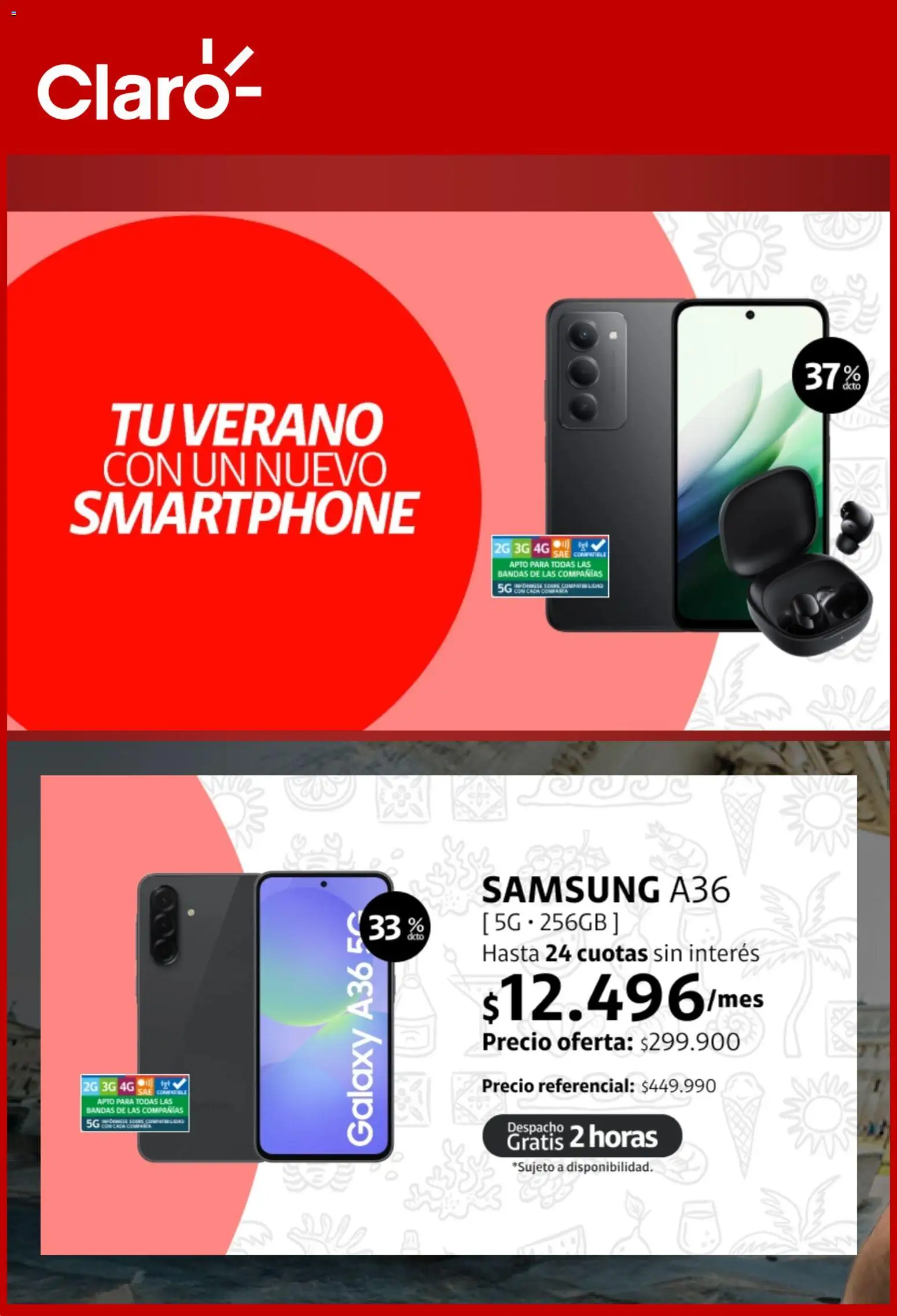Claro ofertas  │ válido desde el 14.01.2026 | Página: 1 | Productos: Smartphone