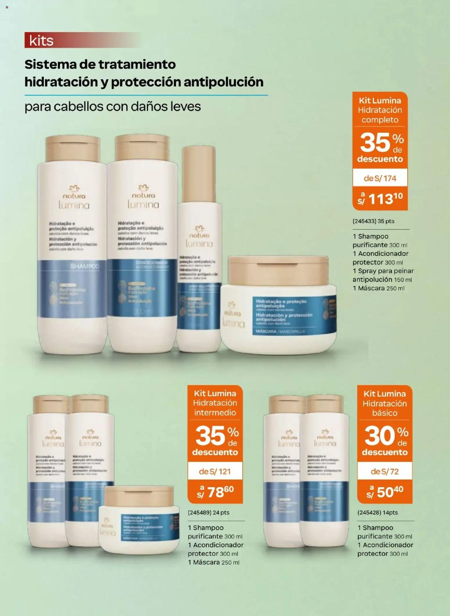 Catálogo Natura válido desde 10.03.2026 | Página: 137 | Productos: Máscara, Shampoo, Acondicionador