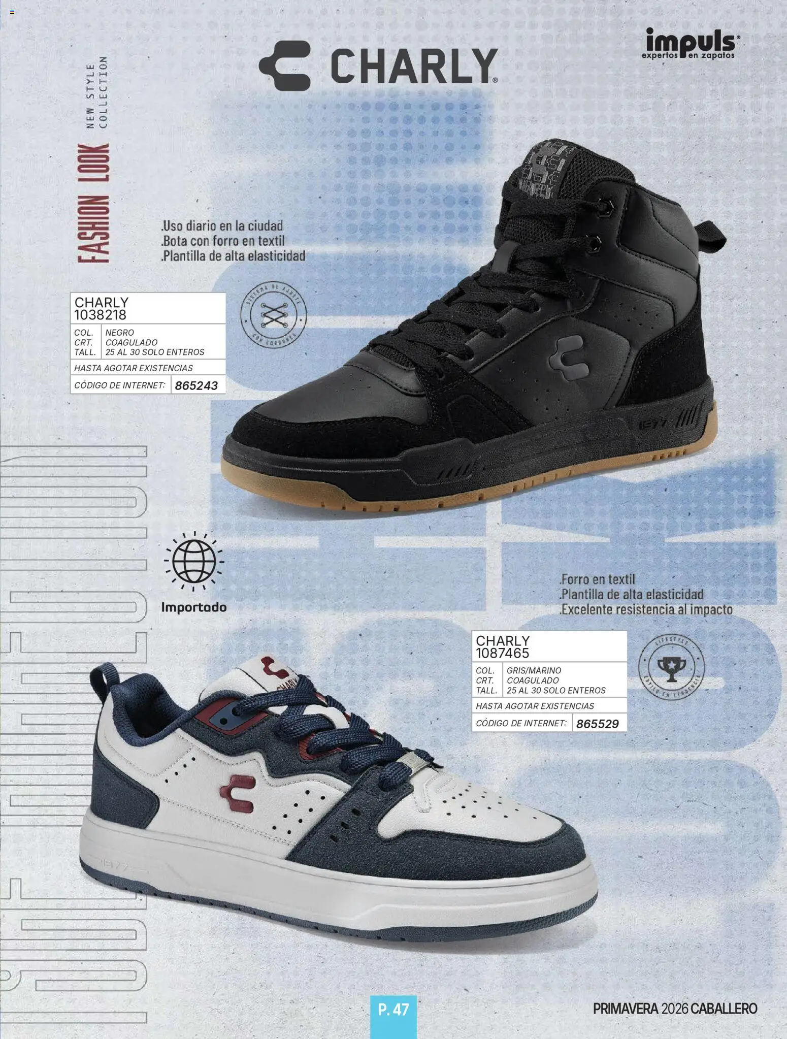 Nuevas ofertas de Impuls válidas en toda la República Mexicana desde el 01.01.2026. ¡Encuentra las mejores ofertas en Impuls catálogo Caballero! | Página: 49 | Productos: Zapatos