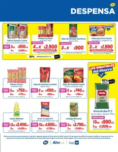 Alvi catálogo │ válido desde el 23.07.2025 | Página: 11 | Productos: Cocina, Arroz, Lentejas, Aceite