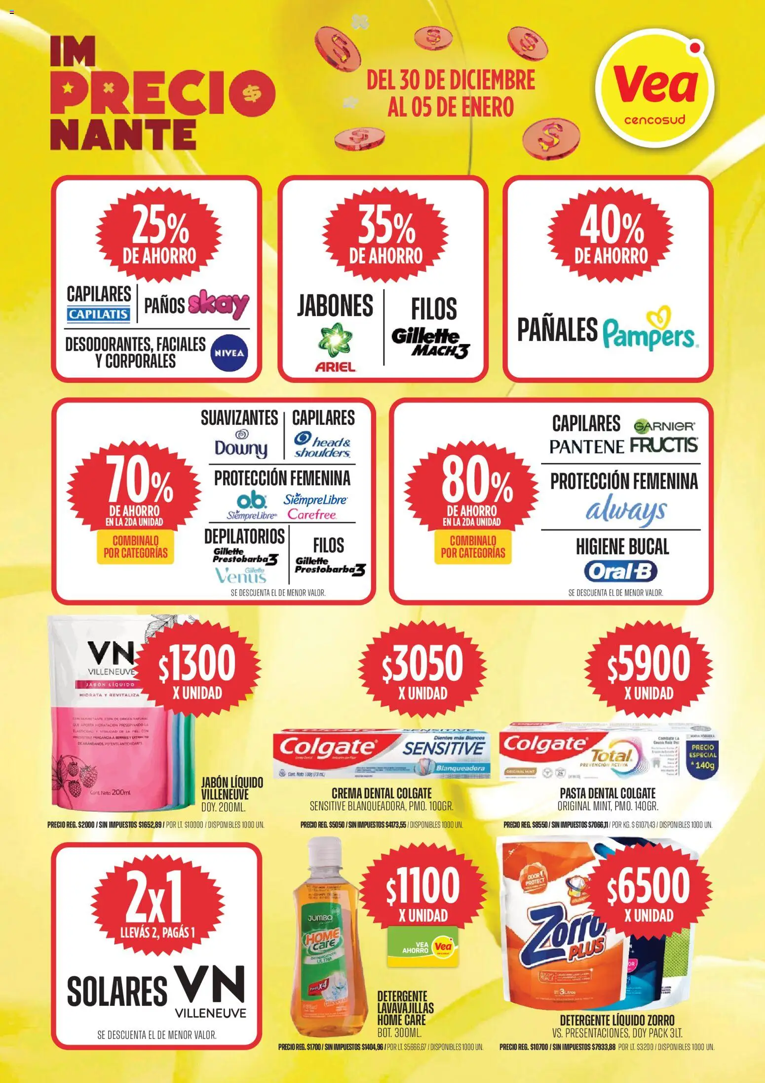 Vea ofertas │ válido desde el 30.12.2025 | Página: 6 | Productos: Jabón líquido, Pasta dental, Detergente, Pañales