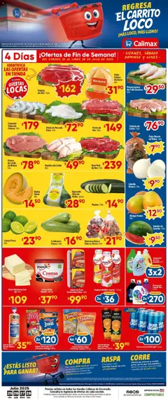 Vista previa de Calimax - Folleto Ensenada, nuevo folleto de la tienda, válido en México a partir del 25.07.2025