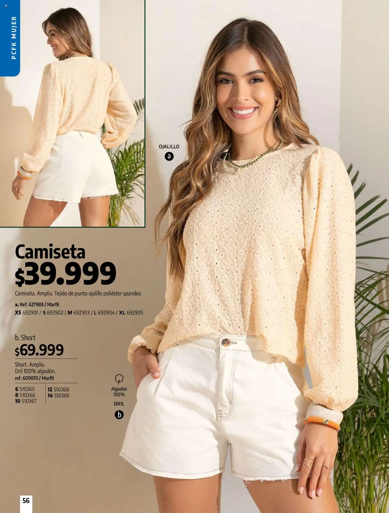 Pacifika revista - valida desde el 01.02.2026 | Página: 56 | Productos: Algodón, Short, Camiseta