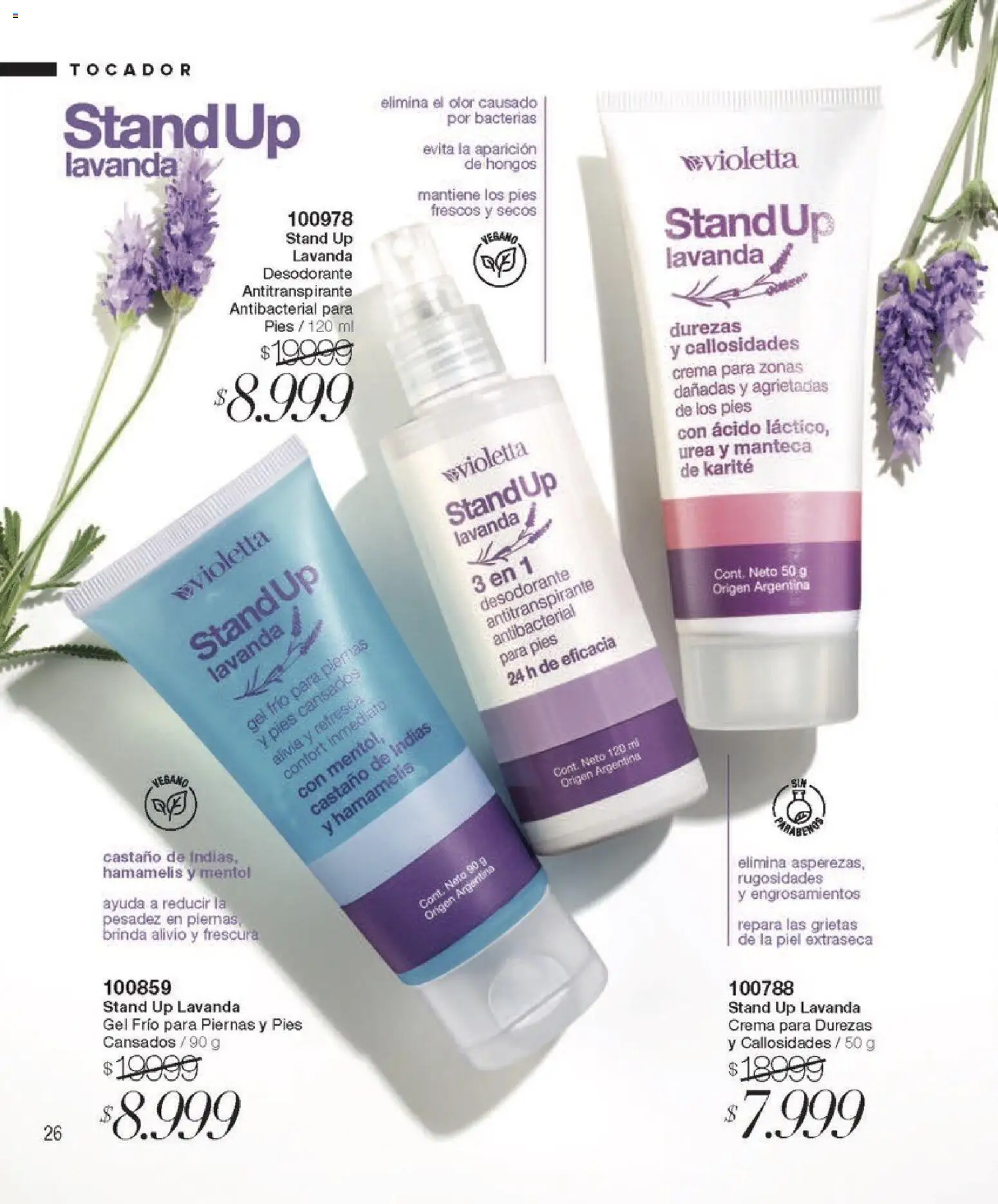 Violetta - Violetta Cosméticos │ válido desde el 18.03.2026 | Página: 26 | Productos: Desodorante, Antitranspirante, Manteca, Crema