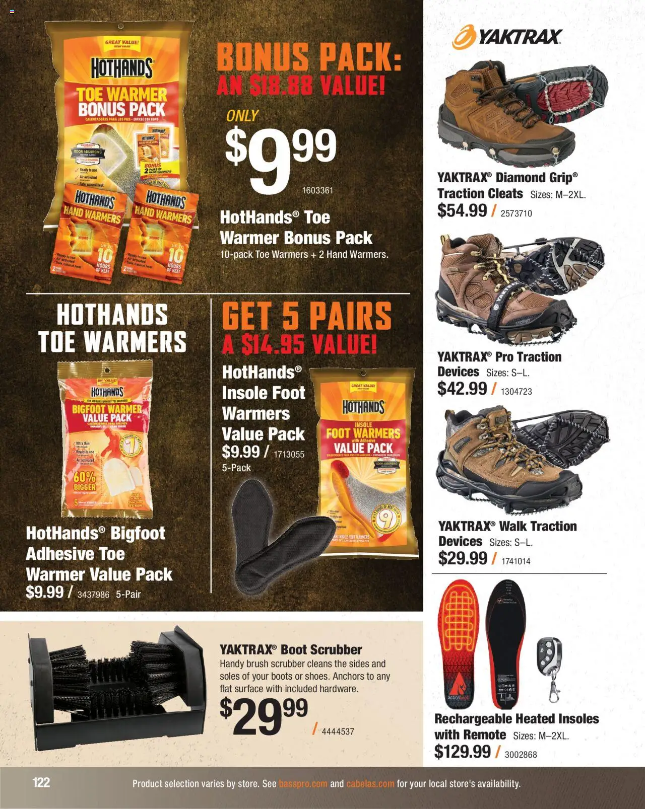 Cabela's Hunting Master 25 - valid from 11.08.2025 | Page: 122 | Products: Adhesive, Brush, Boots