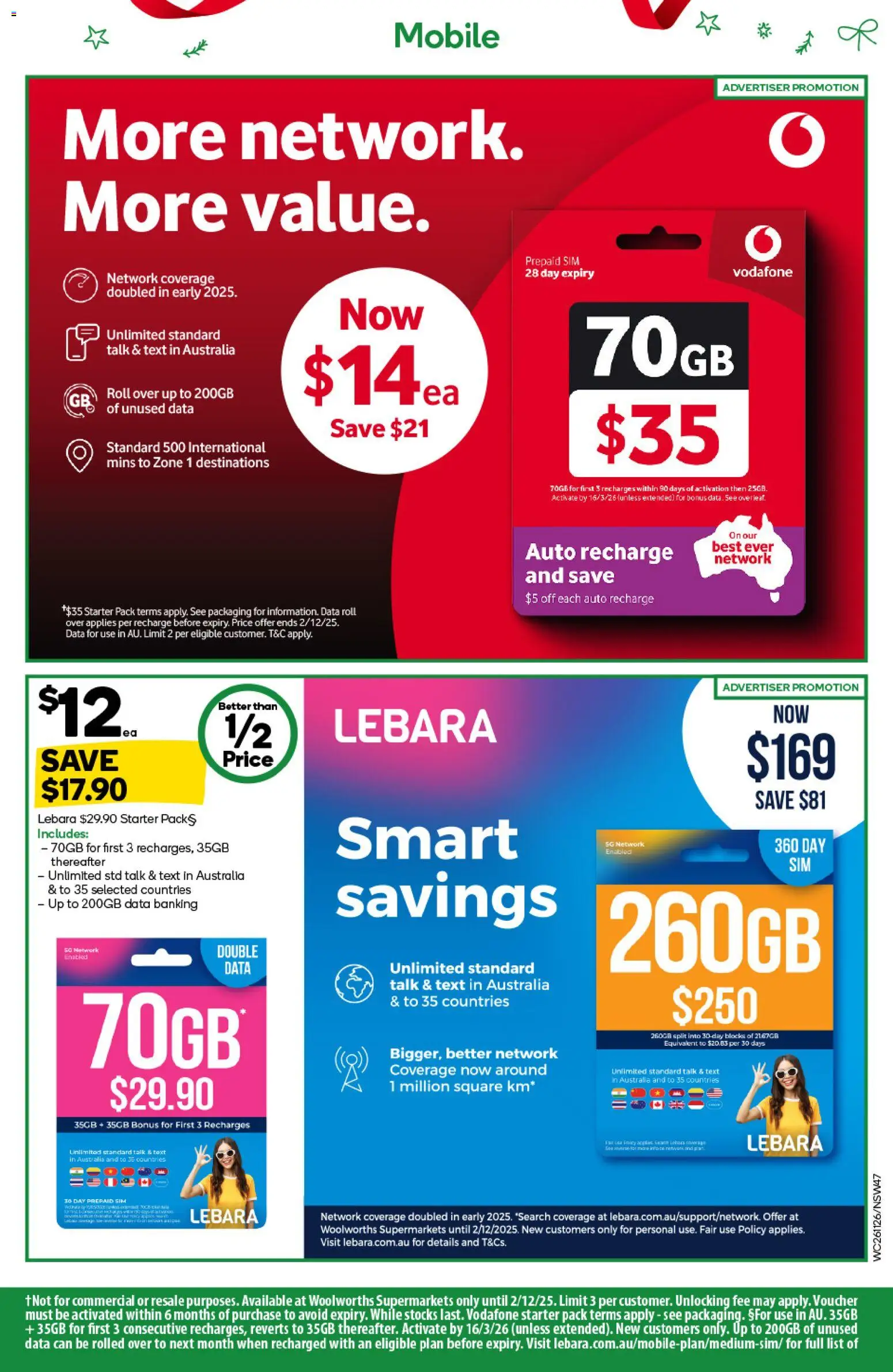 Woolworths catalogue - valid from 26.11.2025 | Page: 47 | Products: Mobile