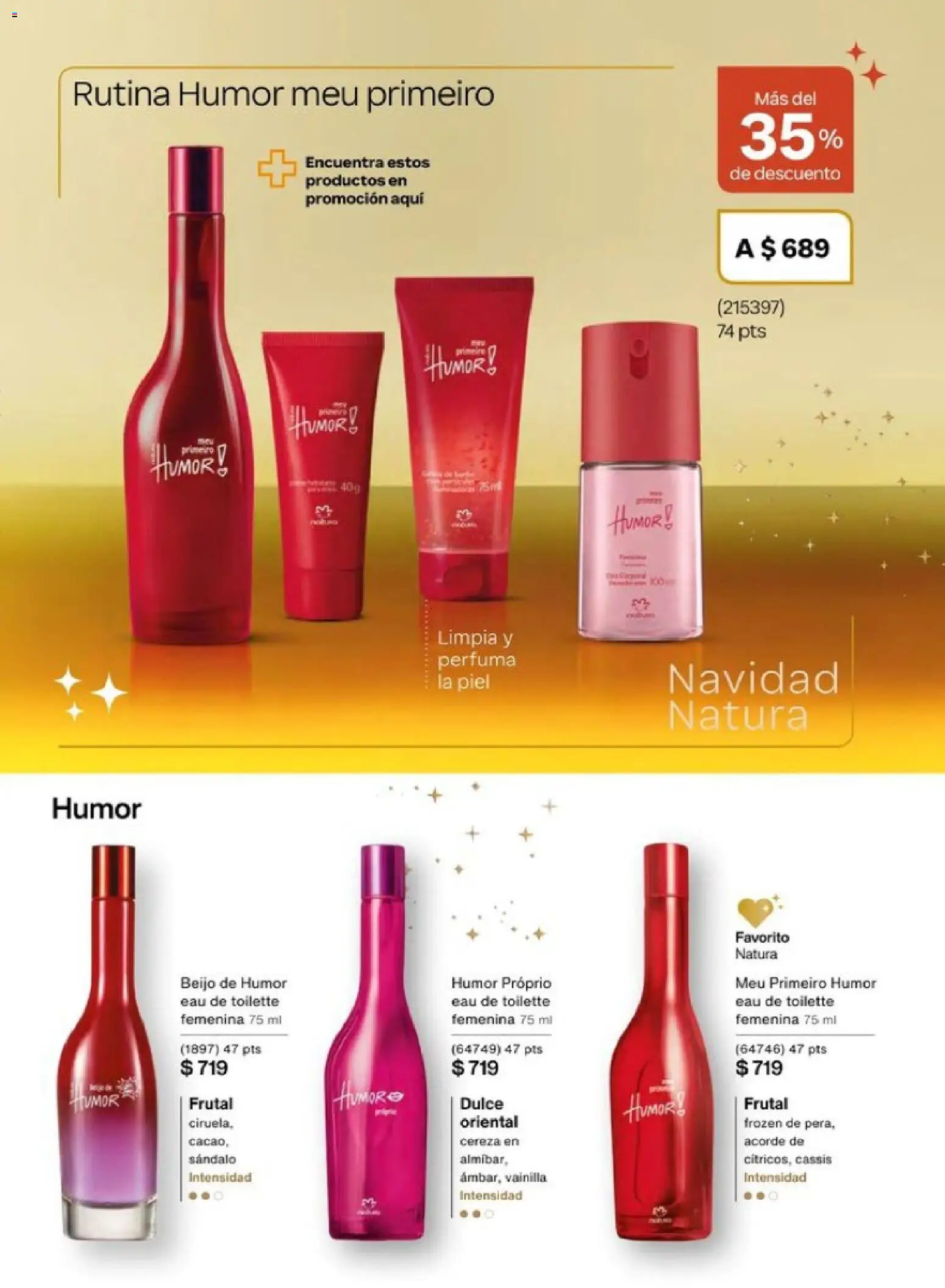 Nuevas ofertas de Natura válidas en toda la República Mexicana desde el 01.12.2025. ¡Encuentra las mejores ofertas en Natura campaña 18 2025! | Página: 56 | Productos: Eau de toilette