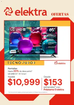 Vista previa de Elektra - Catálogo, nuevo folleto de la tienda, válido en México a partir del 22.09.2025
