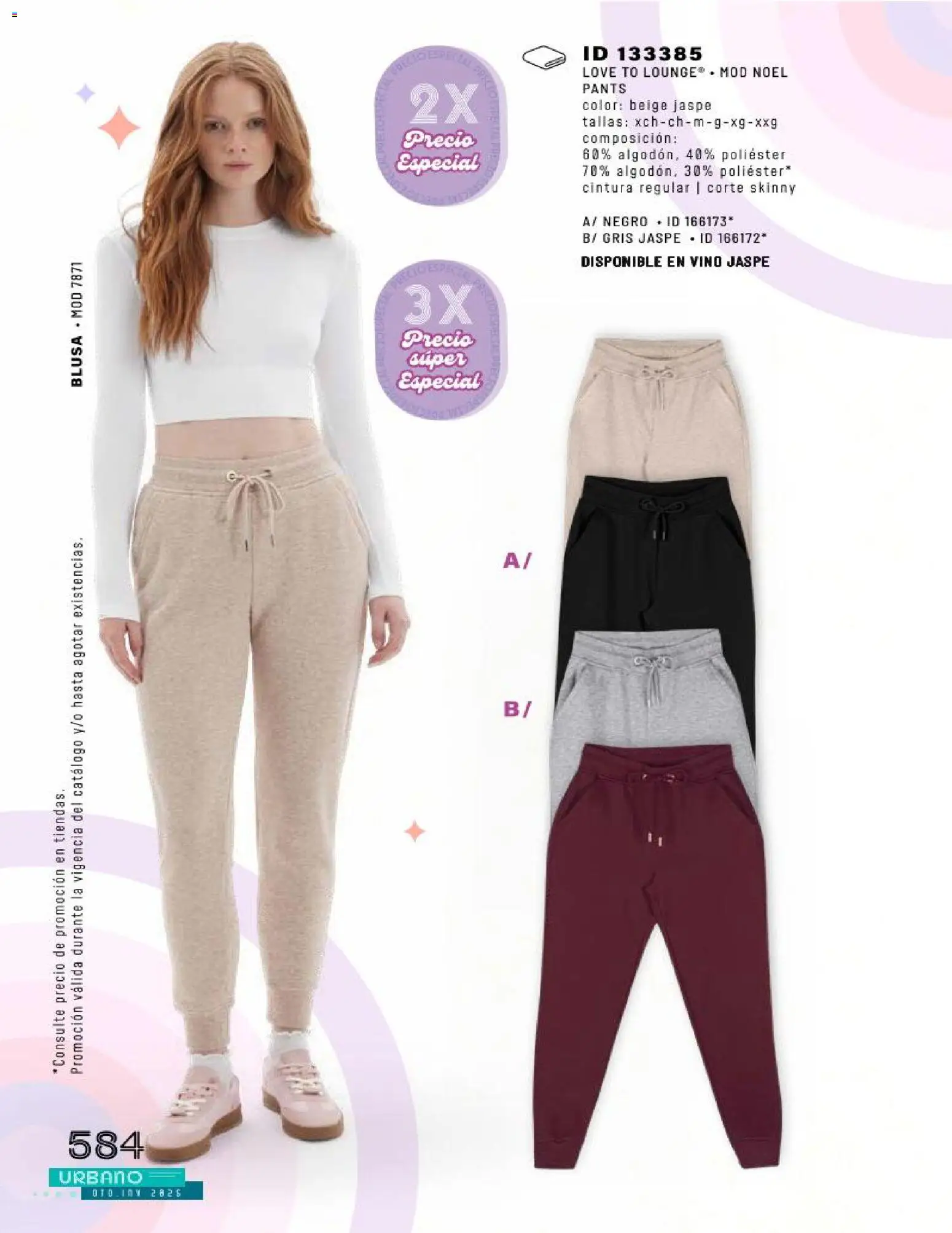 Nuevas ofertas de Price Shoes válidas en toda la República Mexicana desde el 04.12.2025. ¡Encuentra las mejores ofertas en Price Shoes catálogo Urbano! | Página: 584 | Productos: Blusa, Vino, Pants