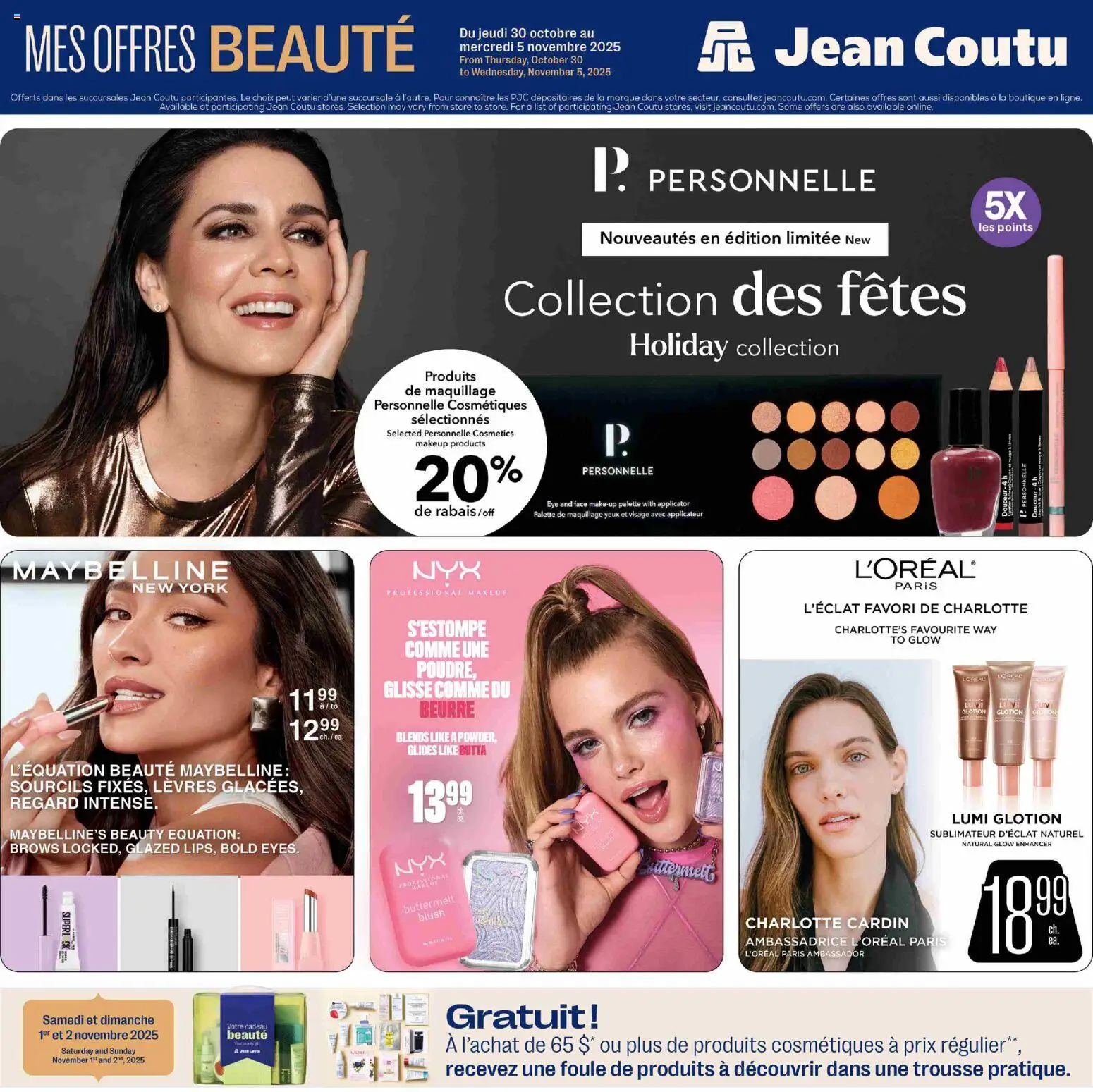 Jean Coutu flyer valid from 30.10.2025 | Page: 1 | Products: Blush