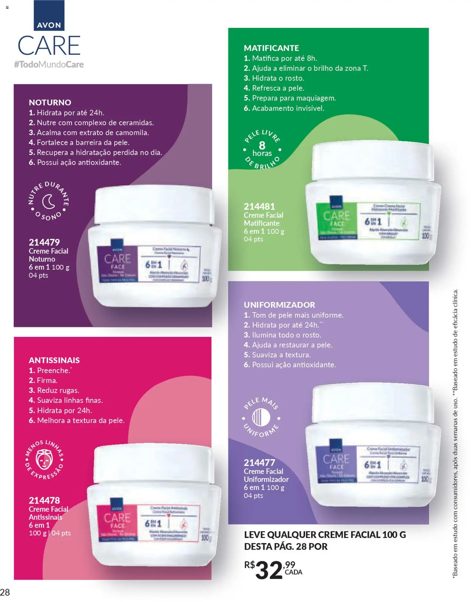 Avon Folheto - válido de 19.12.2025 | Página: 28 | Produtos: Creme