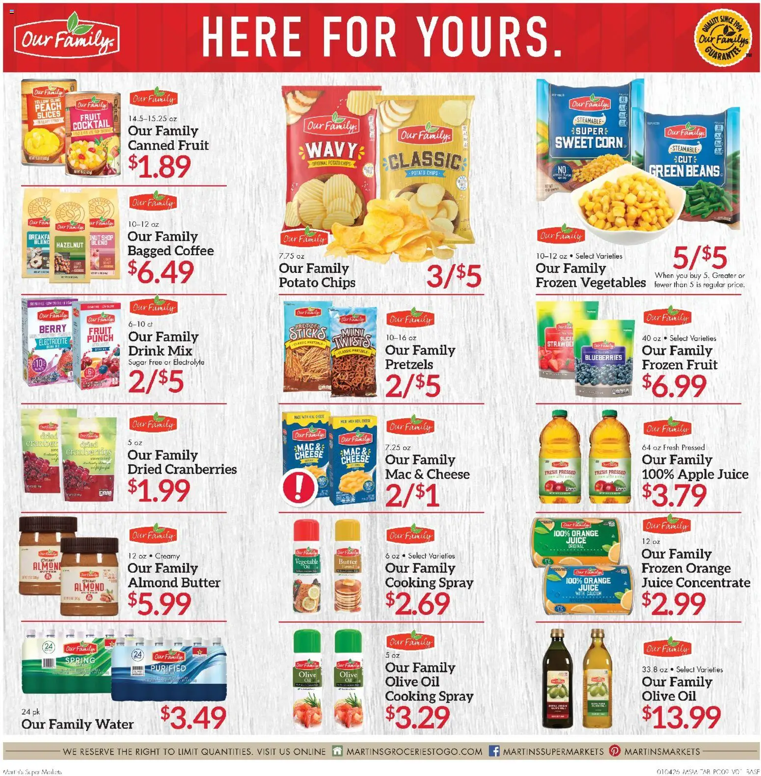 Martin’s Weekly Ad - valid from 04.01.2026 | Page: 9 | Products: Butter, Cheese, Juice, Sugar