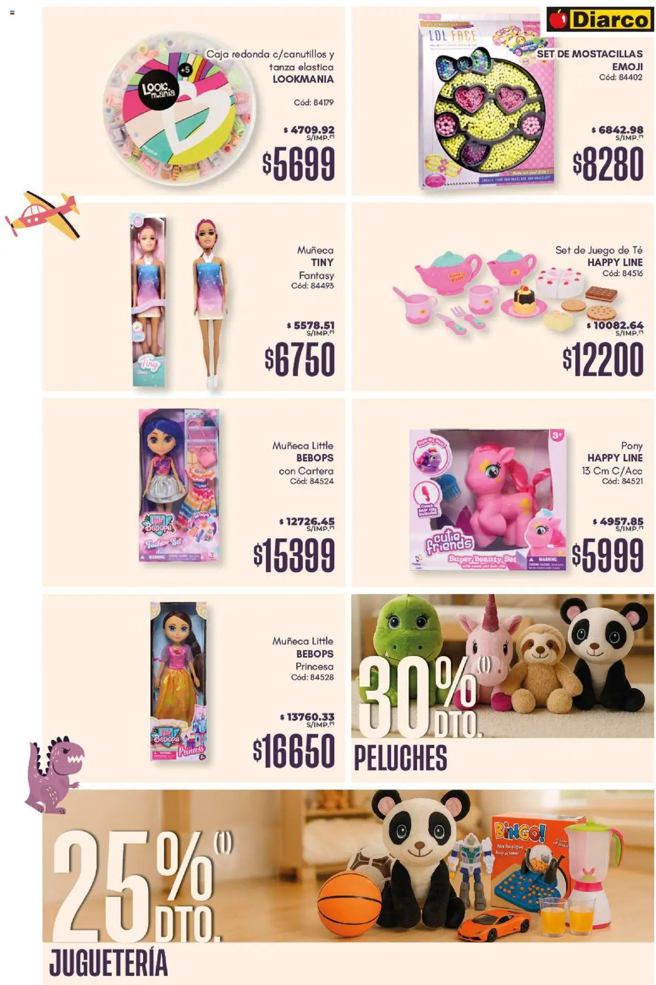 Diarco Especial Día de la Niñez │ válido desde el 04.08.2025 | Página: 3 | Productos: Cartera, Caja, Té