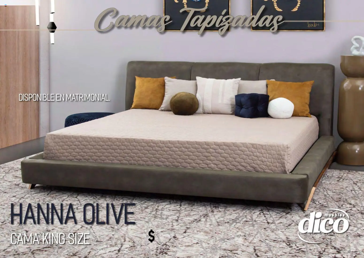 Nuevas ofertas de Muebles Dico válidas en toda la República Mexicana desde el 01.04.2026. ¡Encuentra las mejores ofertas en Muebles Dico catálogo Camas tapizadas ! | Página: 55