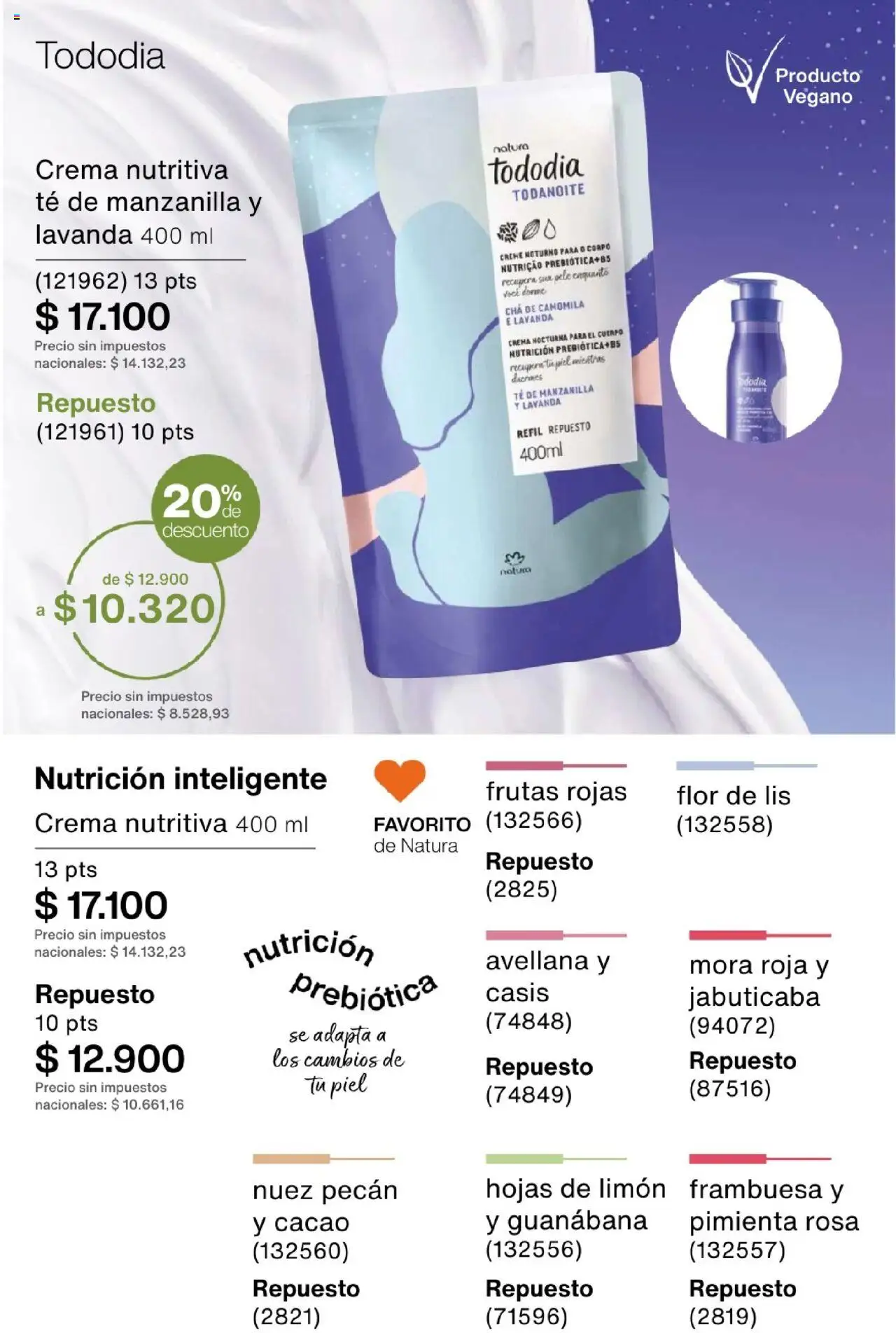 Natura - Catálogo Ciclo 15 │ válido desde el 01.10.2025 | Página: 196 | Productos: Pimienta, Nuez, Cacao, Crema