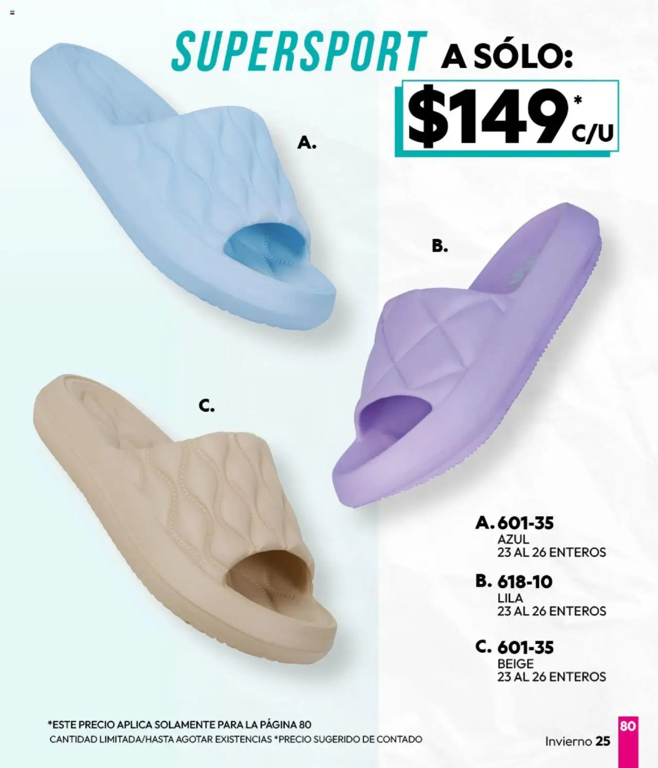 Nuevas ofertas de Cklass válidas en toda la República Mexicana desde el 16.09.2025. ¡Encuentra las mejores ofertas en Cklass - Catálogo Invierno Sportbrands! | Página: 81
