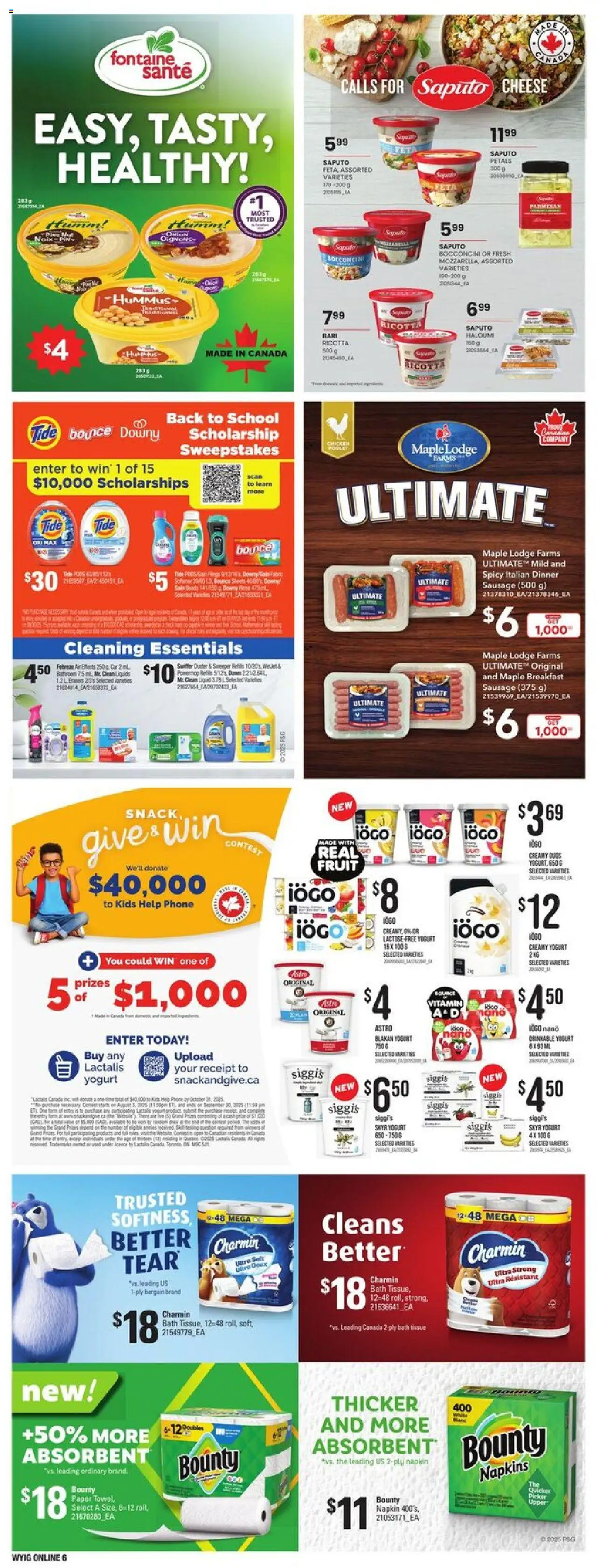 Independent Grocer flyer valid from 31.07.2025 | Page: 16 | Products: Tea, Chips, Phone, PC