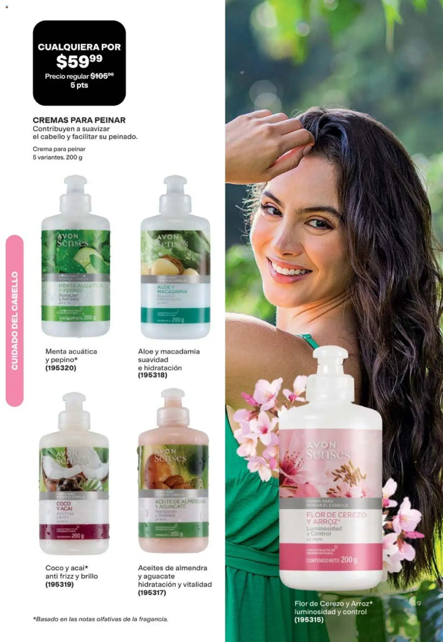 Nuevas ofertas de AVON válidas en toda la República Mexicana desde el 24.04.2026. ¡Encuentra las mejores ofertas en AVON campaña 7 2026! | Página: 184 | Productos: Crema, Brillo, Aceite, Aguacate