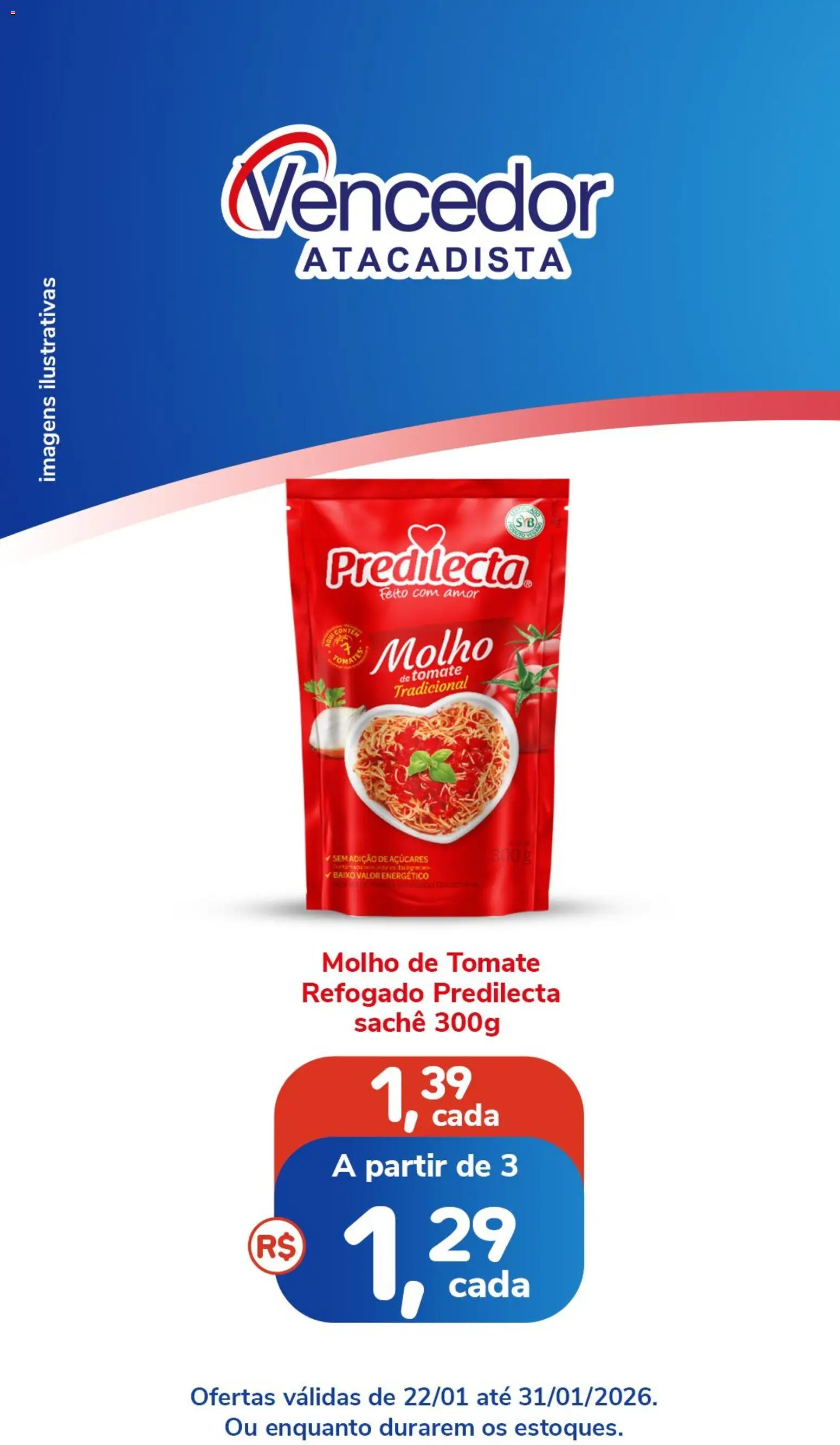 Vencedor Atacadista Folheto - válido de 22.01.2026 | Página: 2 | Produtos: Energético, Molho de tomate, Baixo
