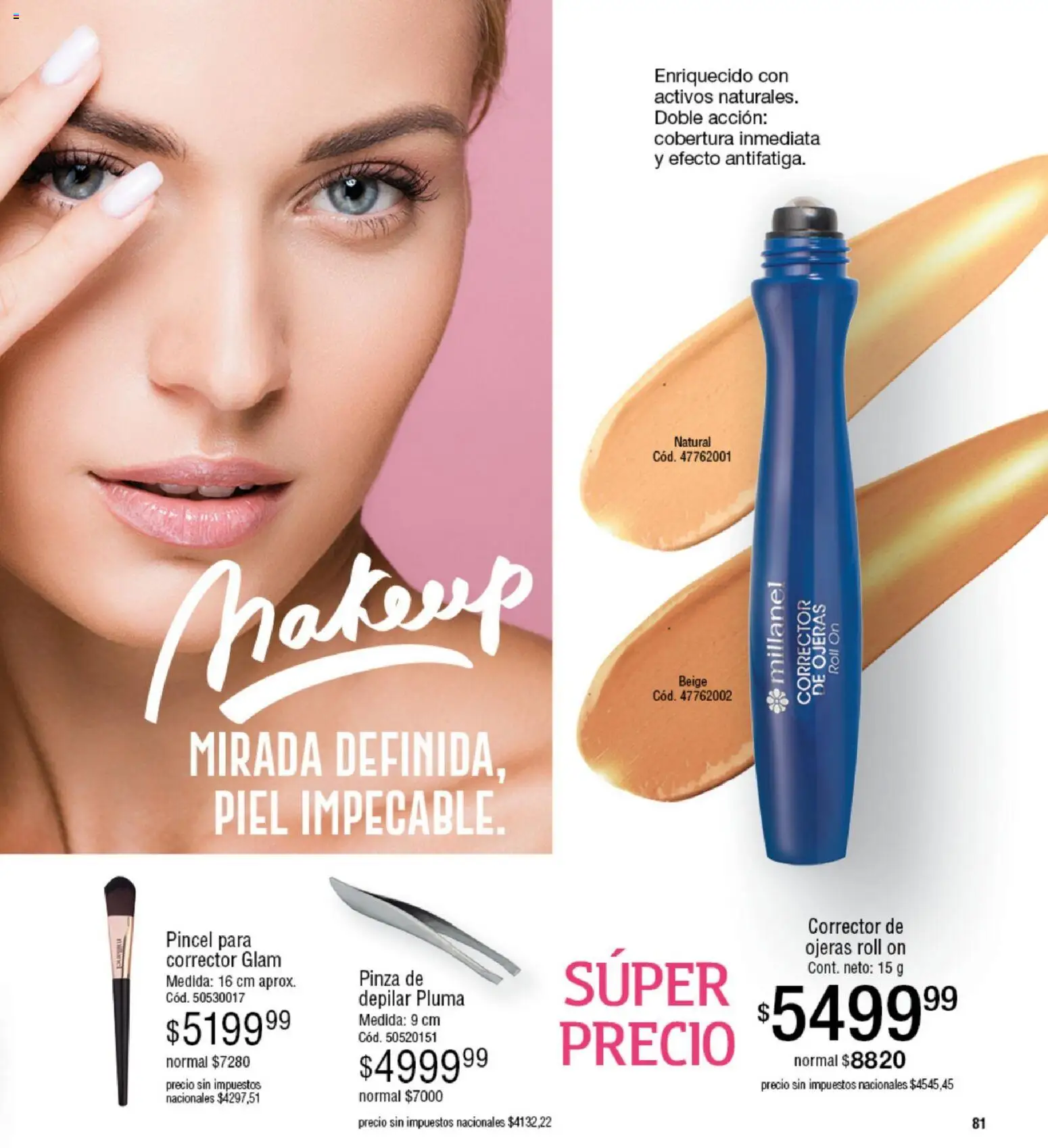 Millanel - Catálogo │ válido desde el 05.01.2026 | Página: 81 | Productos: Pinza, Pincel