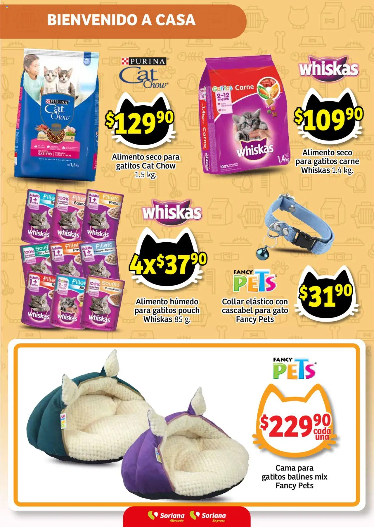Nuevas ofertas de Soriana válidas en toda la República Mexicana desde el 14.08.2025. ¡Encuentra las mejores ofertas en Soriana - Ahorro Que Dejan Huella Mercado Nacional! | Página: 7 | Productos: Pollo, Leche, Cama, Collar