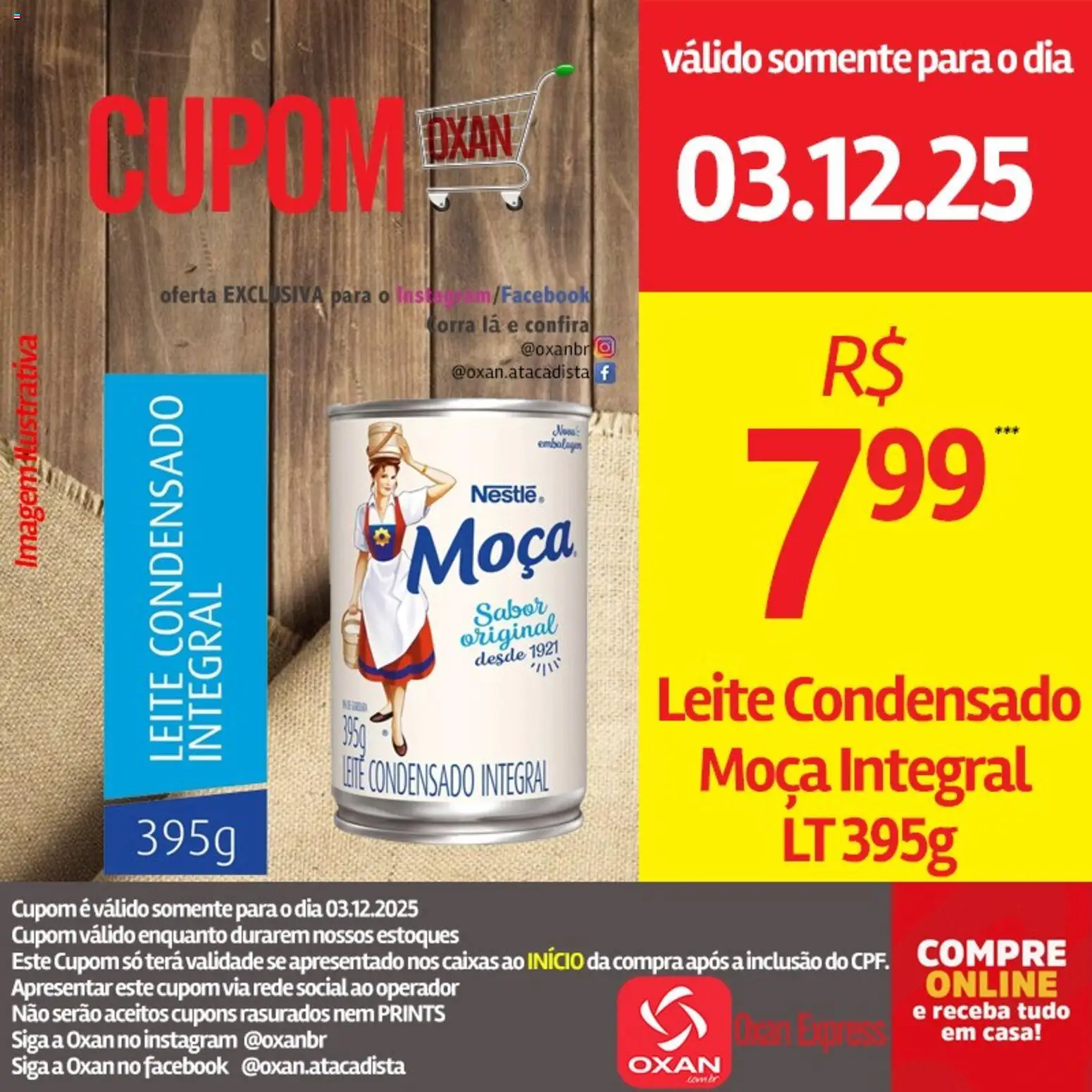 Oxan Atacadista Folheto - válido de 03.12.2025 | Página: 14 | Produtos: Leite, Leite condensado