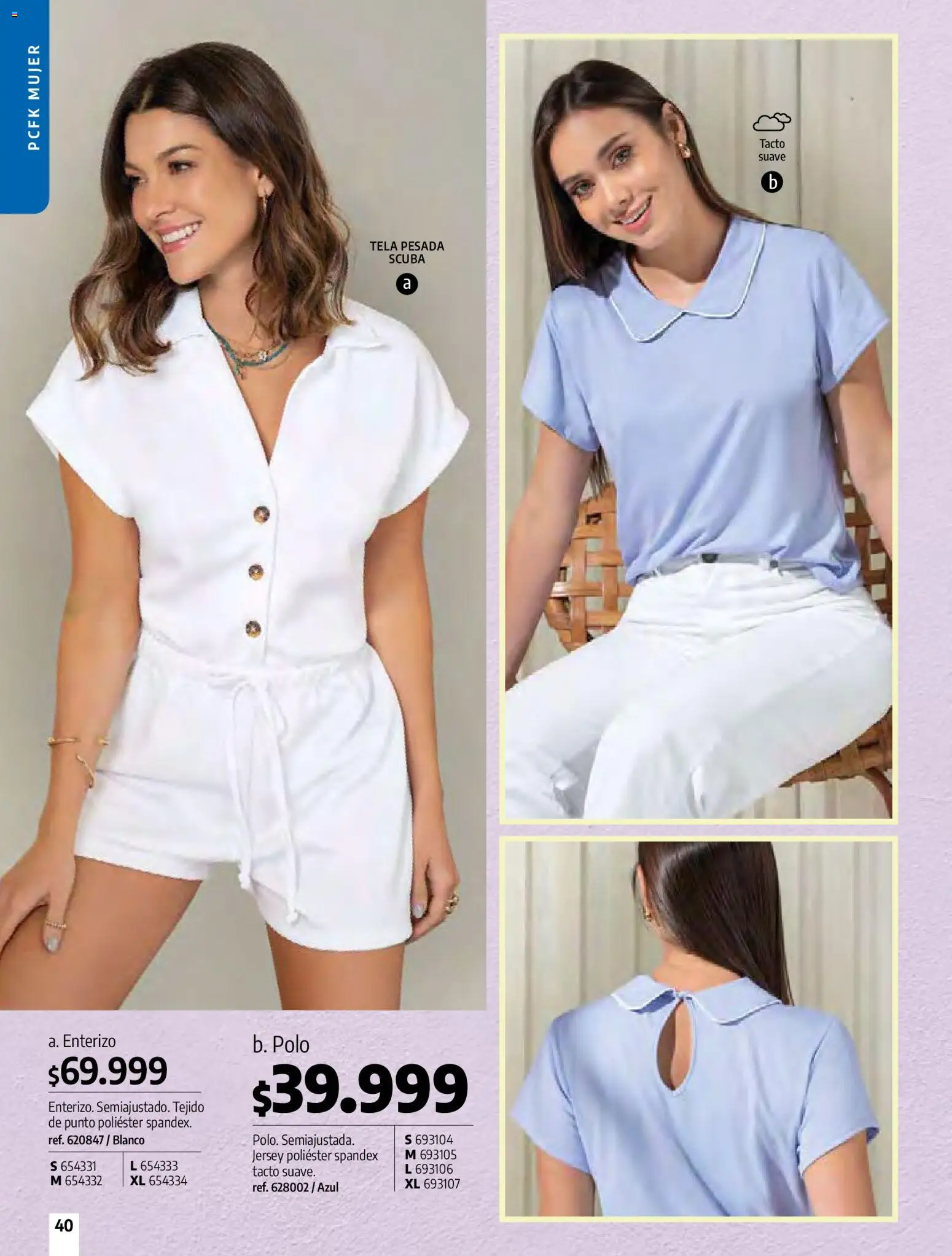 Pacifika revista - valida desde el 01.04.2026 | Página: 40 | Productos: Enterizo