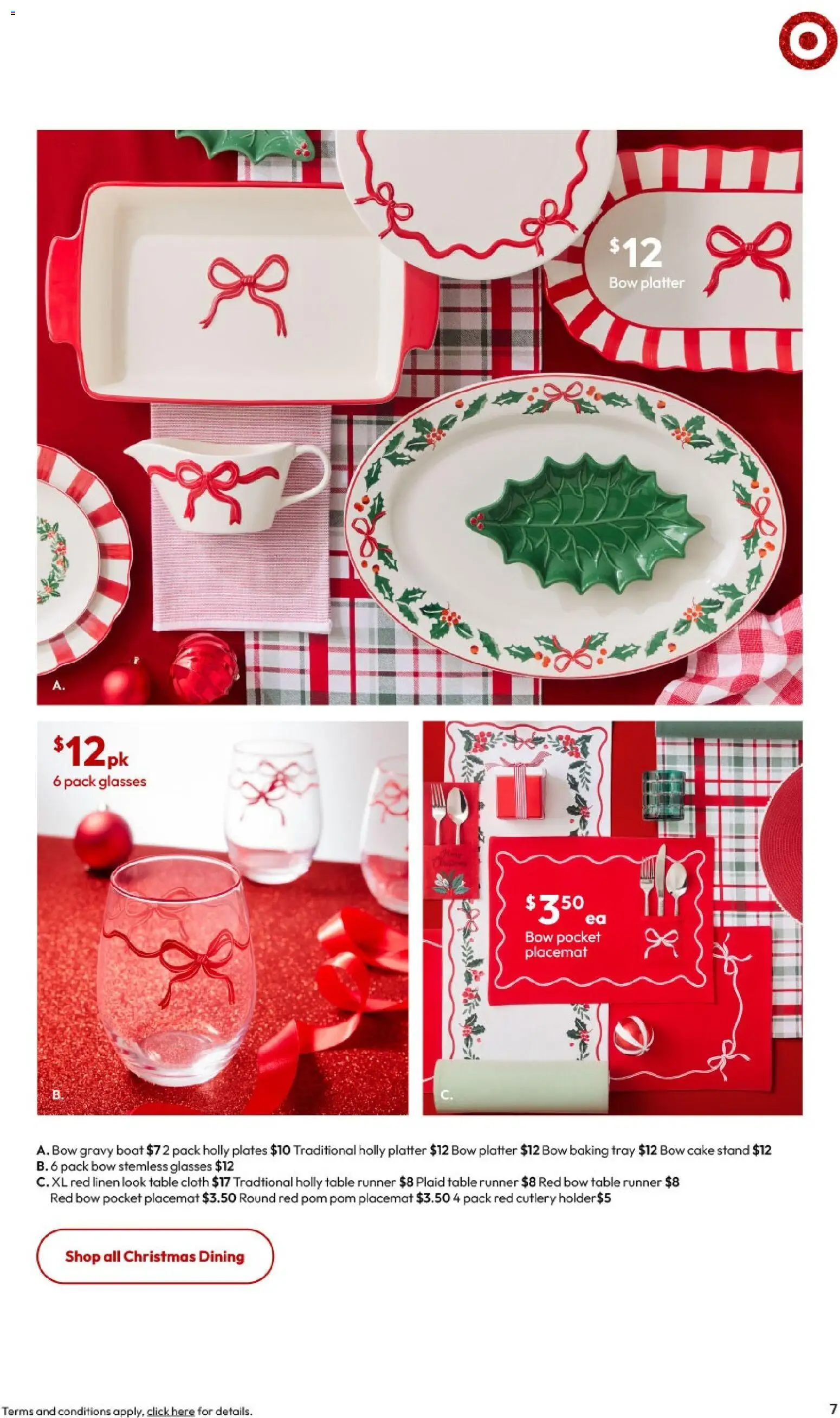 Target catalogue - valid from 23.10.2025 | Page: 7 | Products: Cloth, Linen, Table runner, Glasses