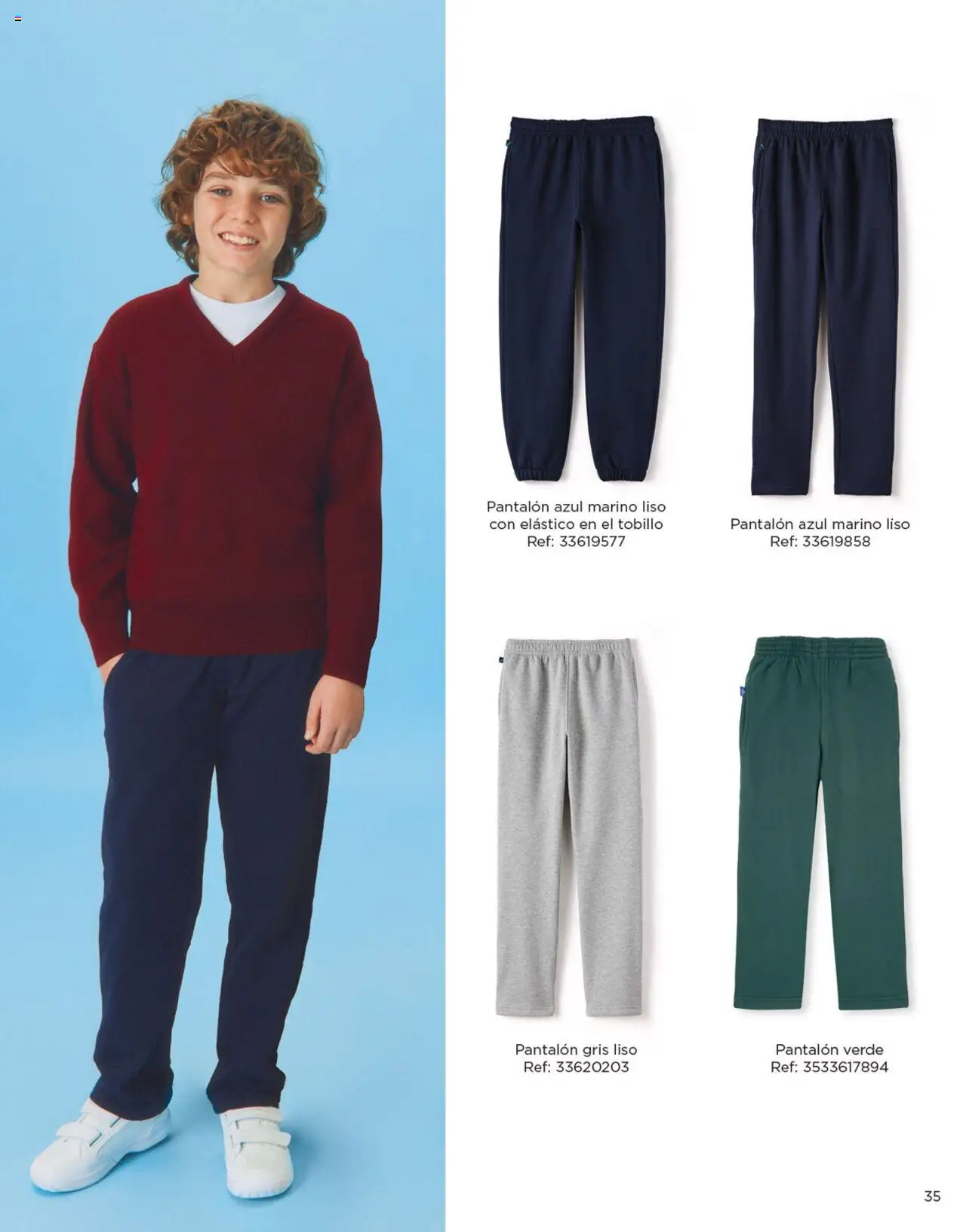 Nuevas ofertas de El Corte Inglés válidas en toda la República Mexicana desde el 04.04.2025. ¡Encuentra las mejores ofertas en El Corte Inglés catálogo Colección Uniformes 2024! | Página: 35