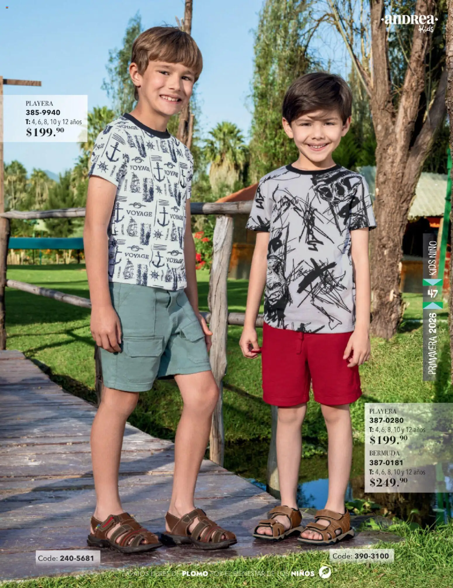 Nuevas ofertas de Andrea válidas en toda la República Mexicana desde el 25.01.2026. ¡Encuentra las mejores ofertas en Andrea catálogo Infantil! | Página: 47