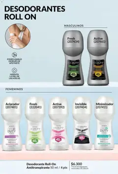 Vista previa Catálogo AVON Campaña 4/2026 válido desde el 01.04.2026 | Página: 162 | Productos: Desodorante, Antitranspirante