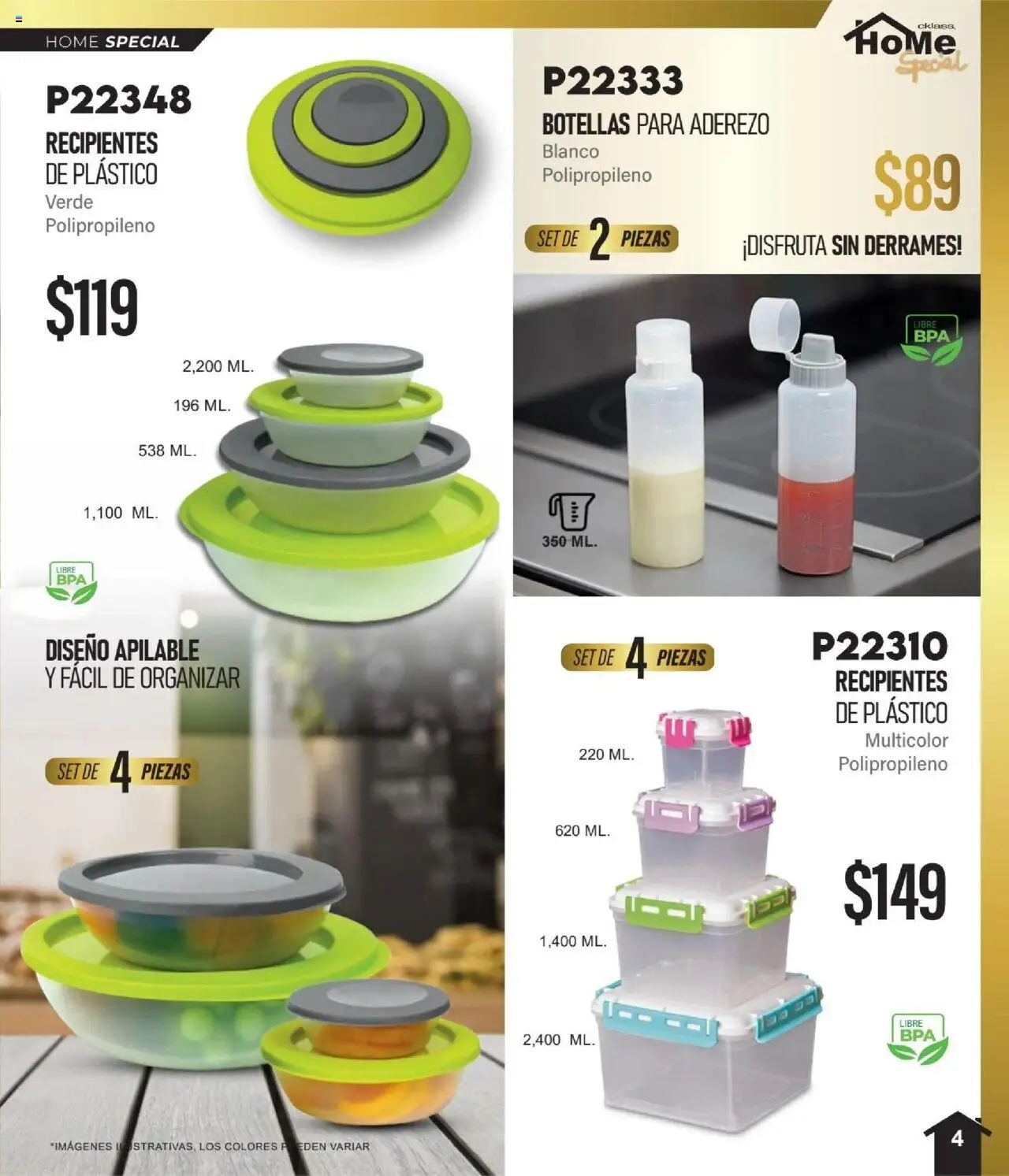 Nuevas ofertas de Cklass válidas en toda la República Mexicana desde el 01.10.2025. ¡Encuentra las mejores ofertas en Cklass - Catálogo Especial Home! | Página: 5 | Productos: Aderezo