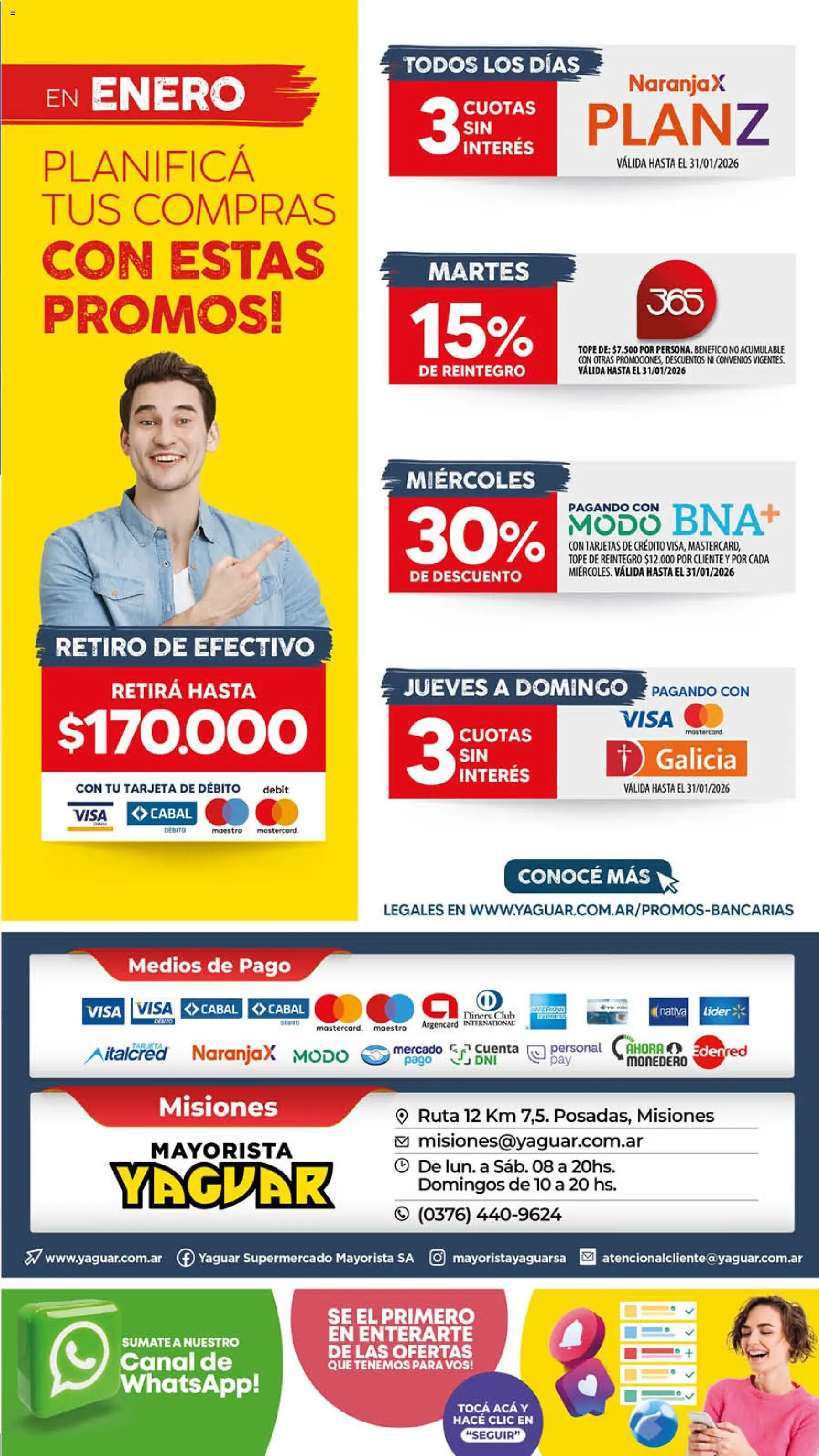Yaguar - Oferta Semanal Misiones │ válido desde el 19.01.2026 | Página: 16 | Productos: Monedero