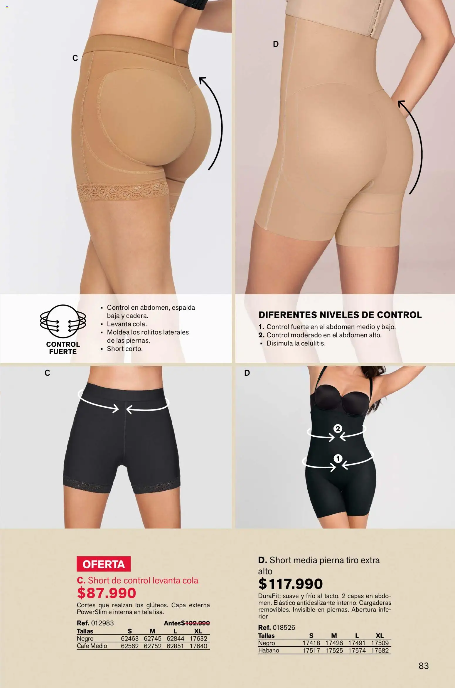 Leonisa revista - valida desde el 13.11.2025 | Página: 83 | Productos: Short, Café