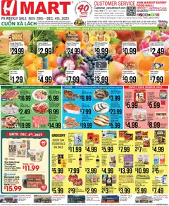 Preview of Hmart weekly ads valid from 28.11.2025