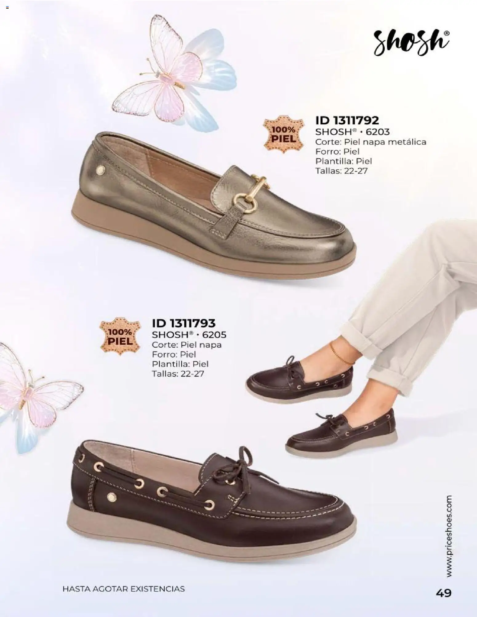 Nuevas ofertas de Price Shoes válidas en toda la República Mexicana desde el 23.04.2026. ¡Encuentra las mejores ofertas en Price Shoes catálogo Especial Confort! | Página: 49