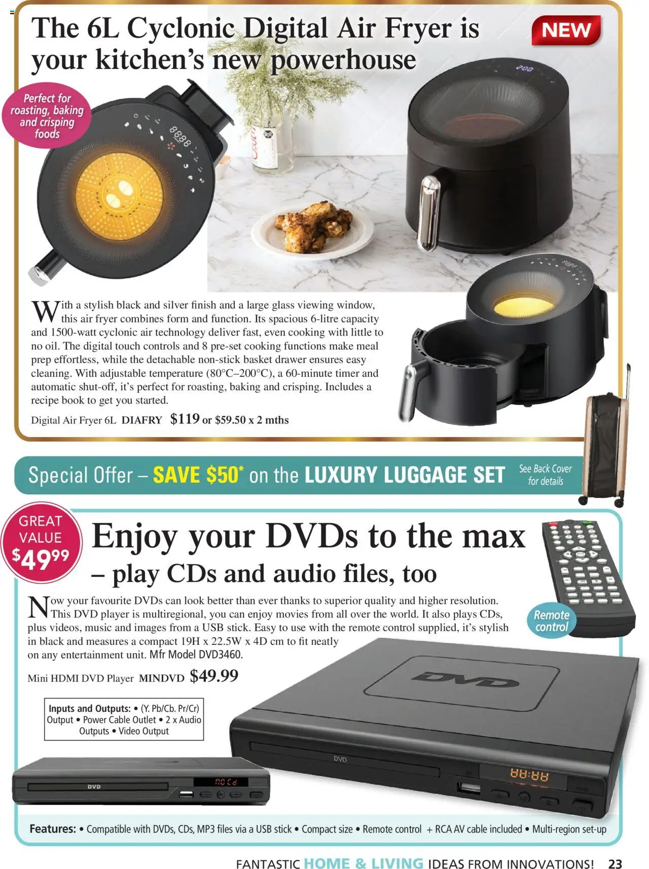 Innovations catalogue - valid from 22.10.2025 | Page: 23 | Products: Basket, Audio, Player, Remote control