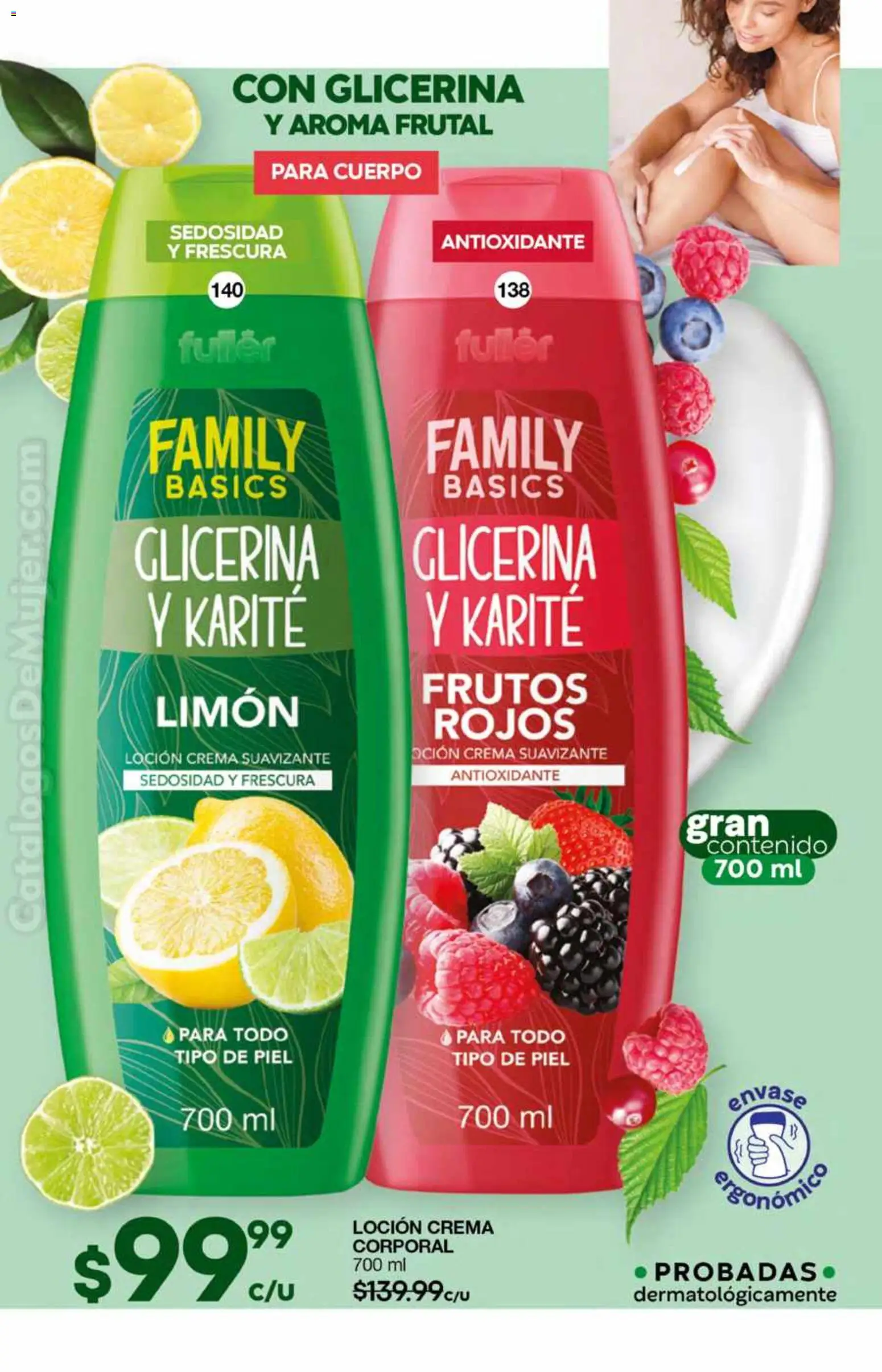 Nuevas ofertas de Fuller válidas en toda la República Mexicana desde el 26.11.2025. ¡Encuentra las mejores ofertas en Fuller campaña 17 2025! | Página: 76 | Productos: Limón, Loción, Suavizante, Crema corporal