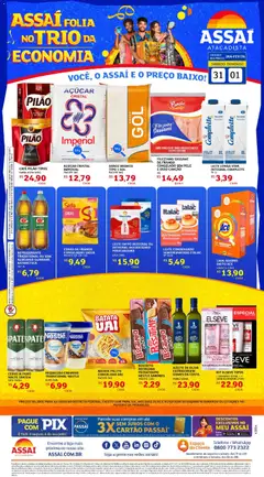 Encarte Assaí Atacadista - DF - Pré-Visualização do folheto da loja Assaí Atacadista, válido de 31.01.2026